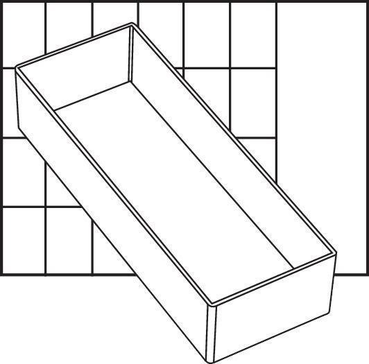 raaco A7-2 Facheinsatz einzeln