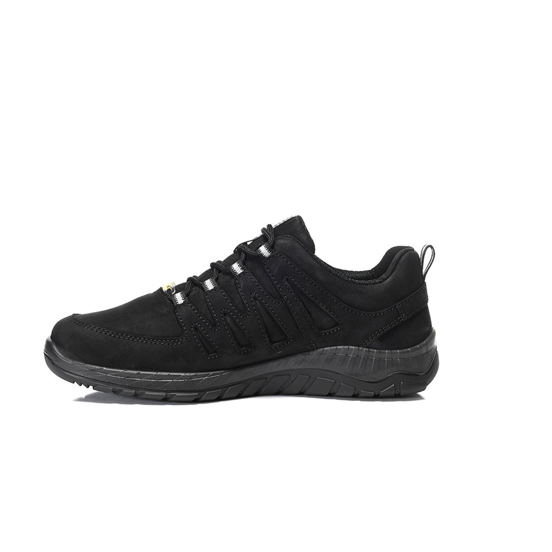 Berufshalbschuh MADDOX black leather Low ESD O2, Gr. 42