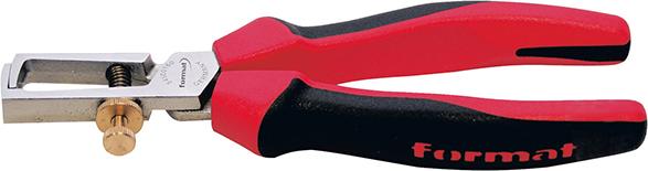 Format Abisolierzange mit 2-Komponenten-Griffen 160mm qmm Format Abisolierzange mit 2-Komponenten-Griffen 160mm qmm