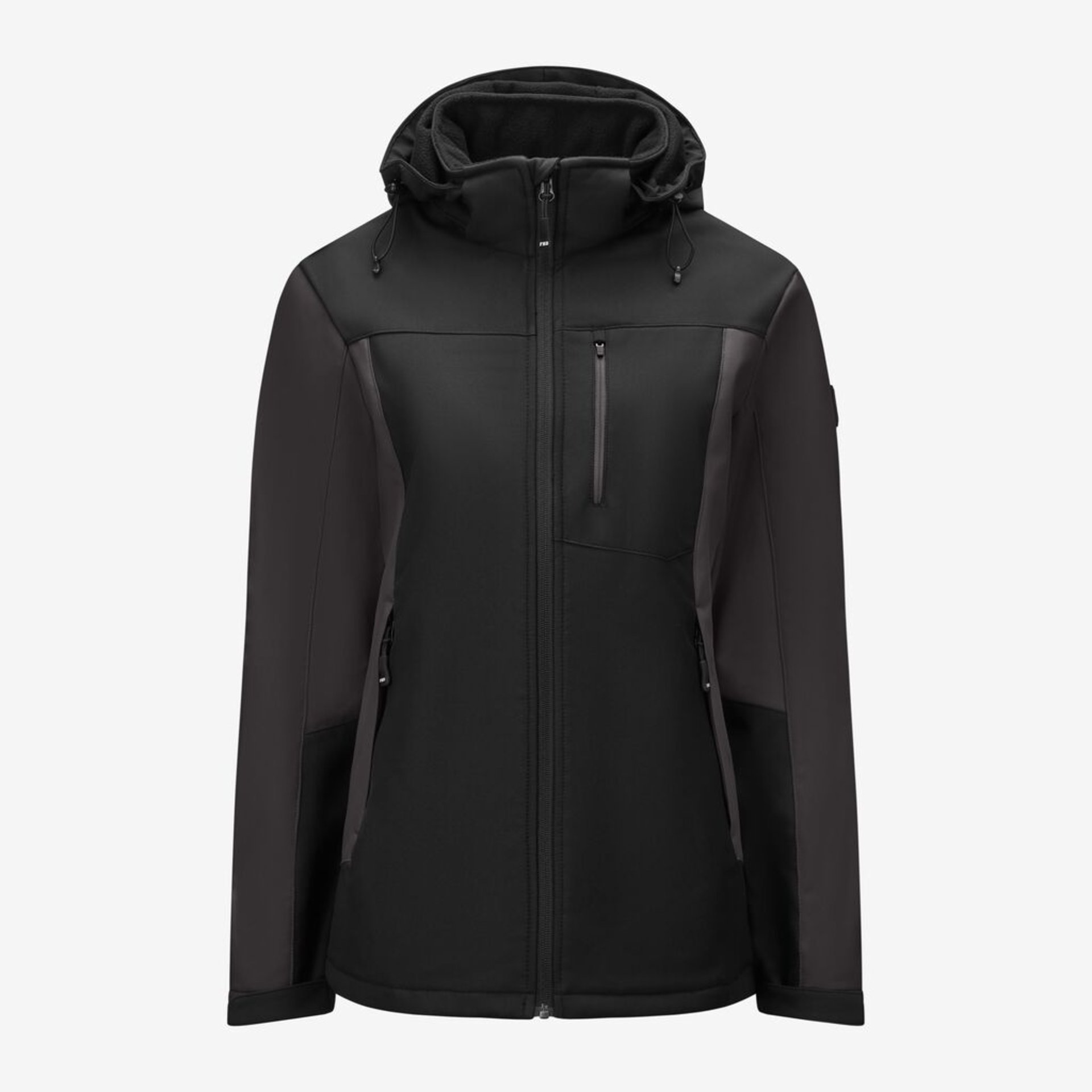 JULIA Softshell-Jacke Damen anthrazit-schwarz 2XL