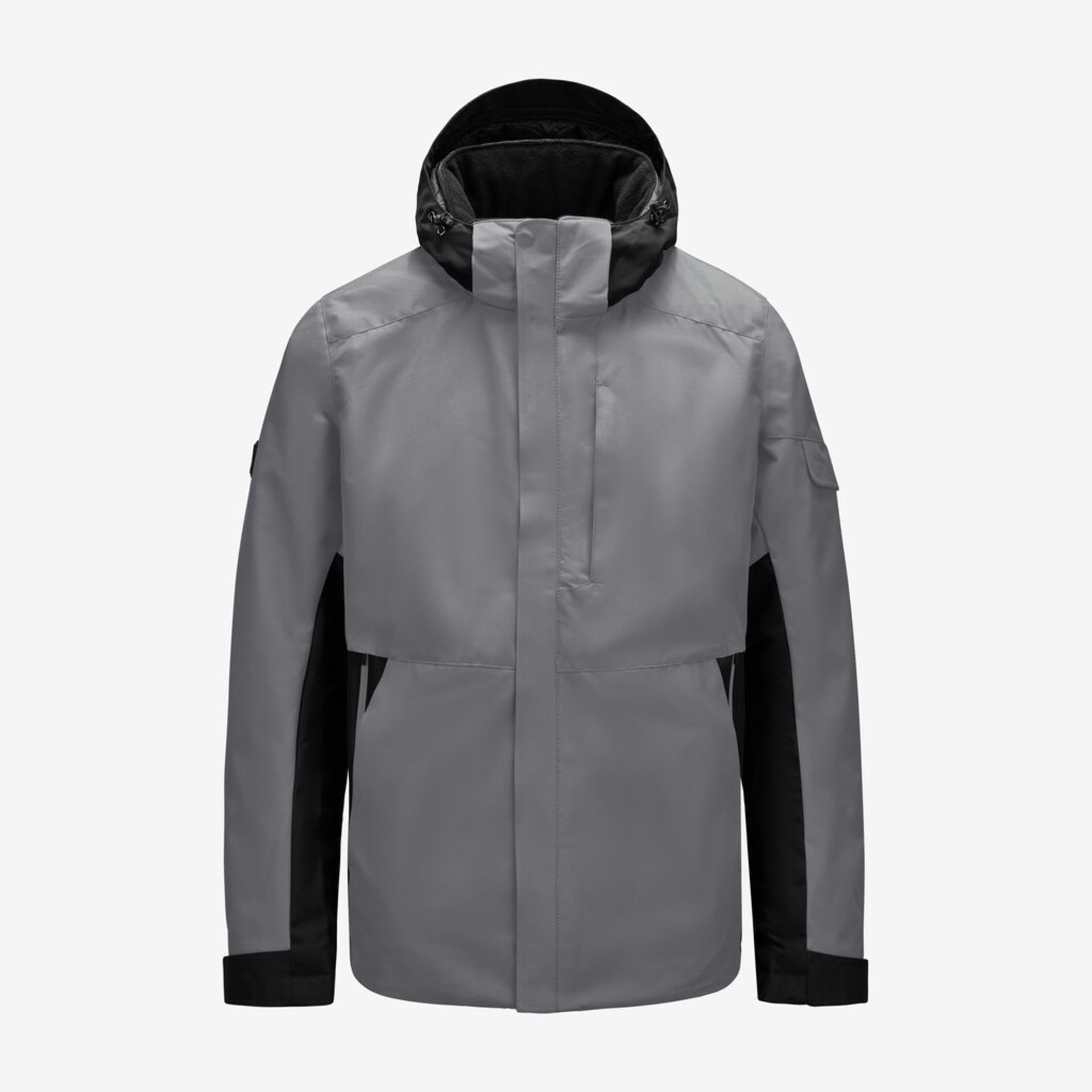 GEORG Arbeitsjacke Primaloft grau-schwarz L
