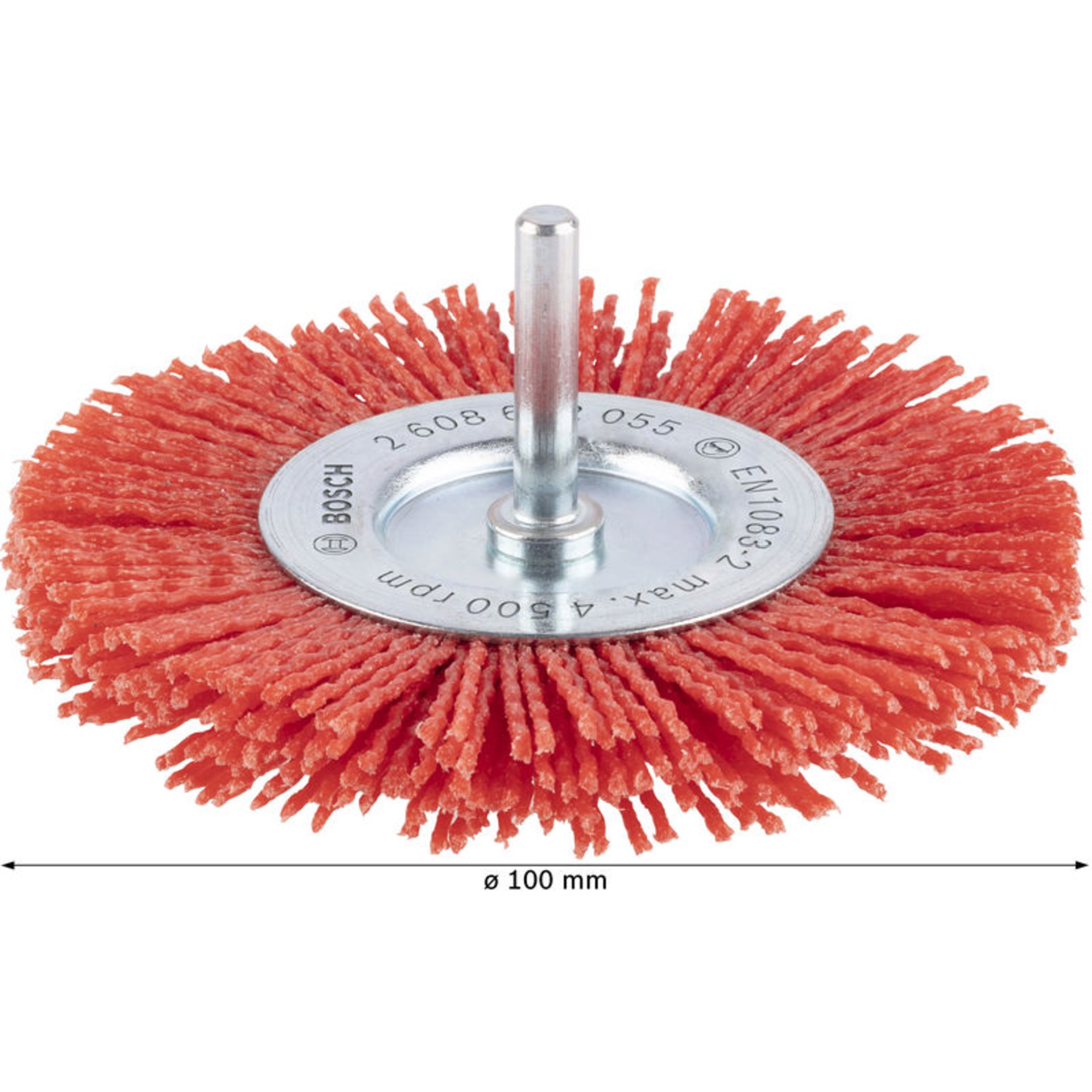 PRO Multi Material clean Scheibenbürste, gerader Schaft, 100 x 1 mm
