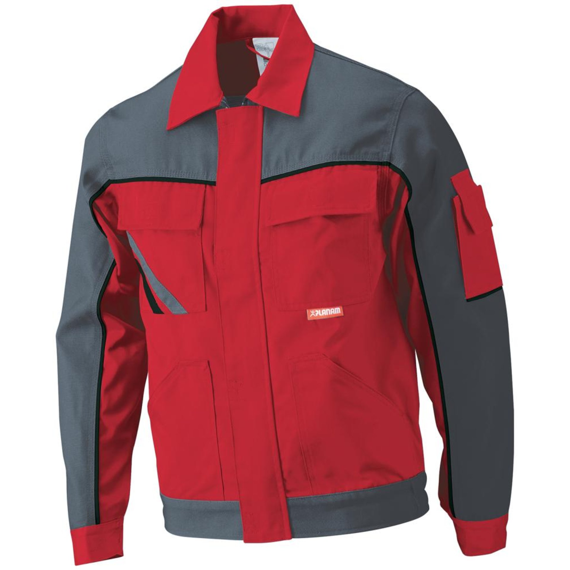 Bundjacke Highline, Gr.27,rot/schiefer