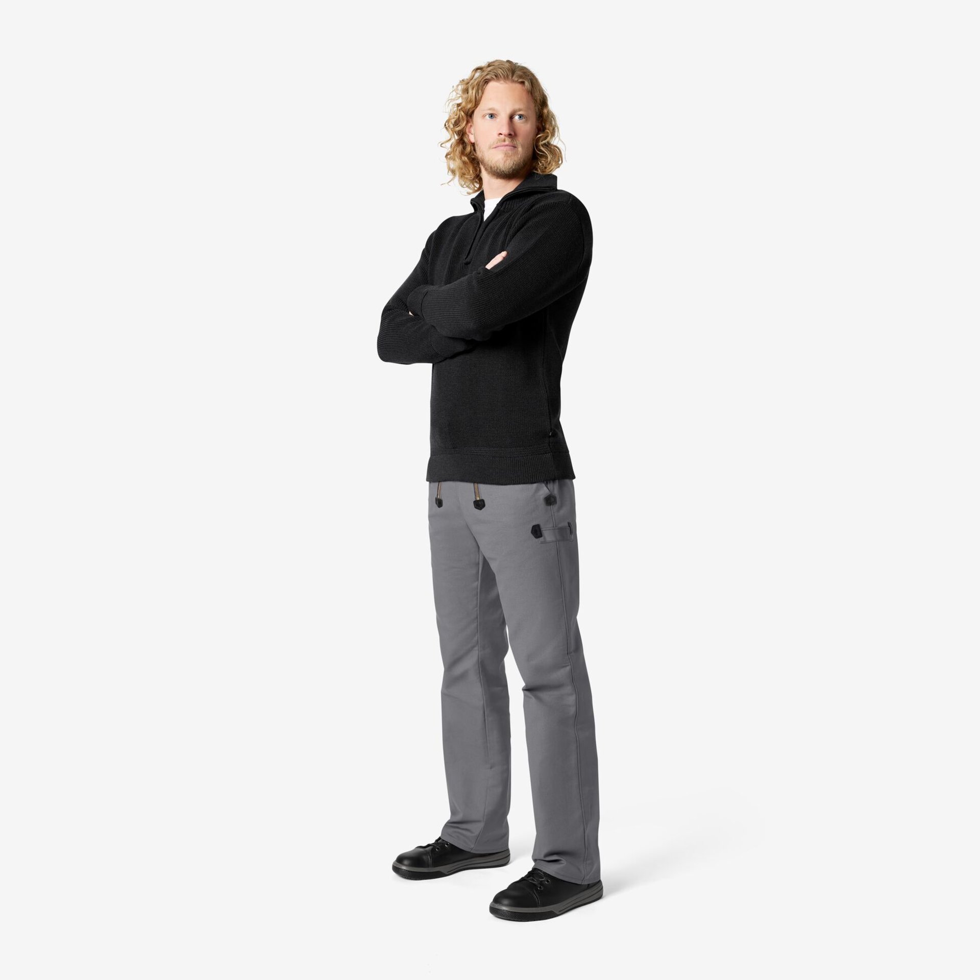 BOB Zunfthose Rips-Moleskin grau 27
