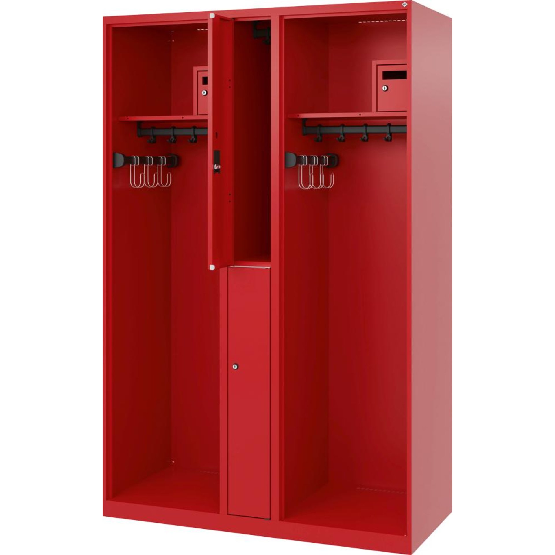 Feuerwehrgarderobenschrank MAXI, bodenstehend