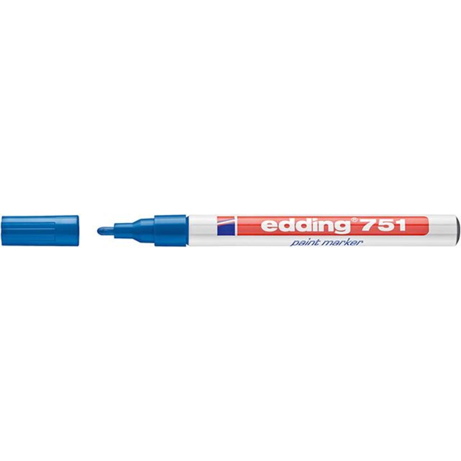 Lackmarker Nr. 751 blau edding