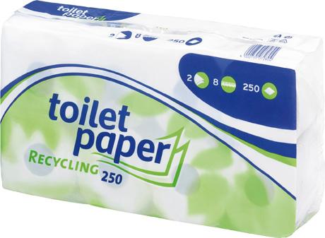 Toilettenpapier WEPASmart2-lagig weiß 64 Rollen