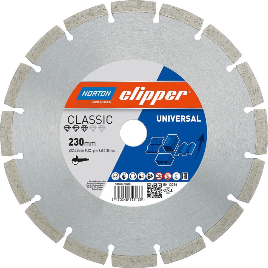 Norton clipper Diamant Trennscheibe CLASSIC UNI, 350x25,4mm