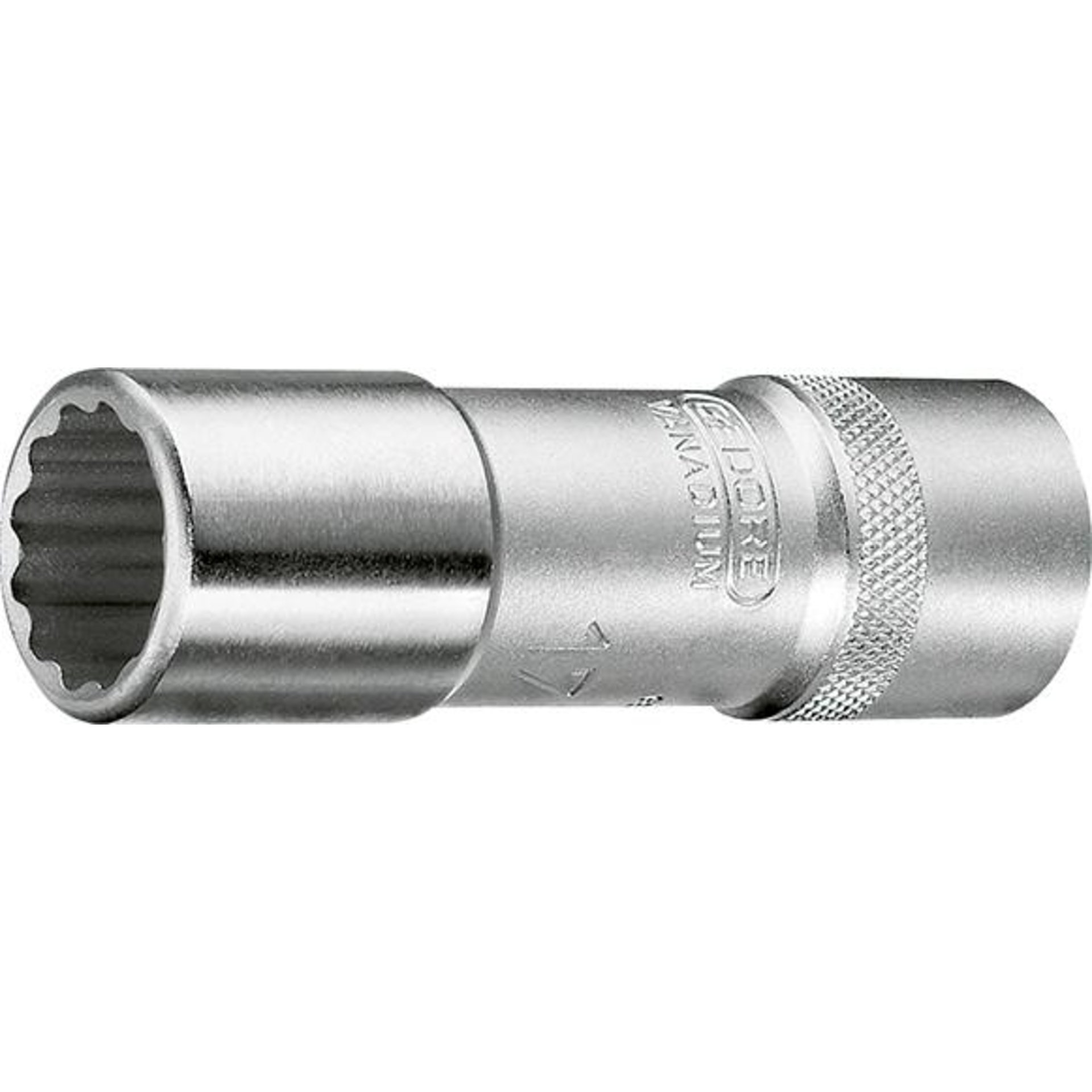 Steckschlüsseleinsatz 12-kant 1/2" 30mm lang Gedore