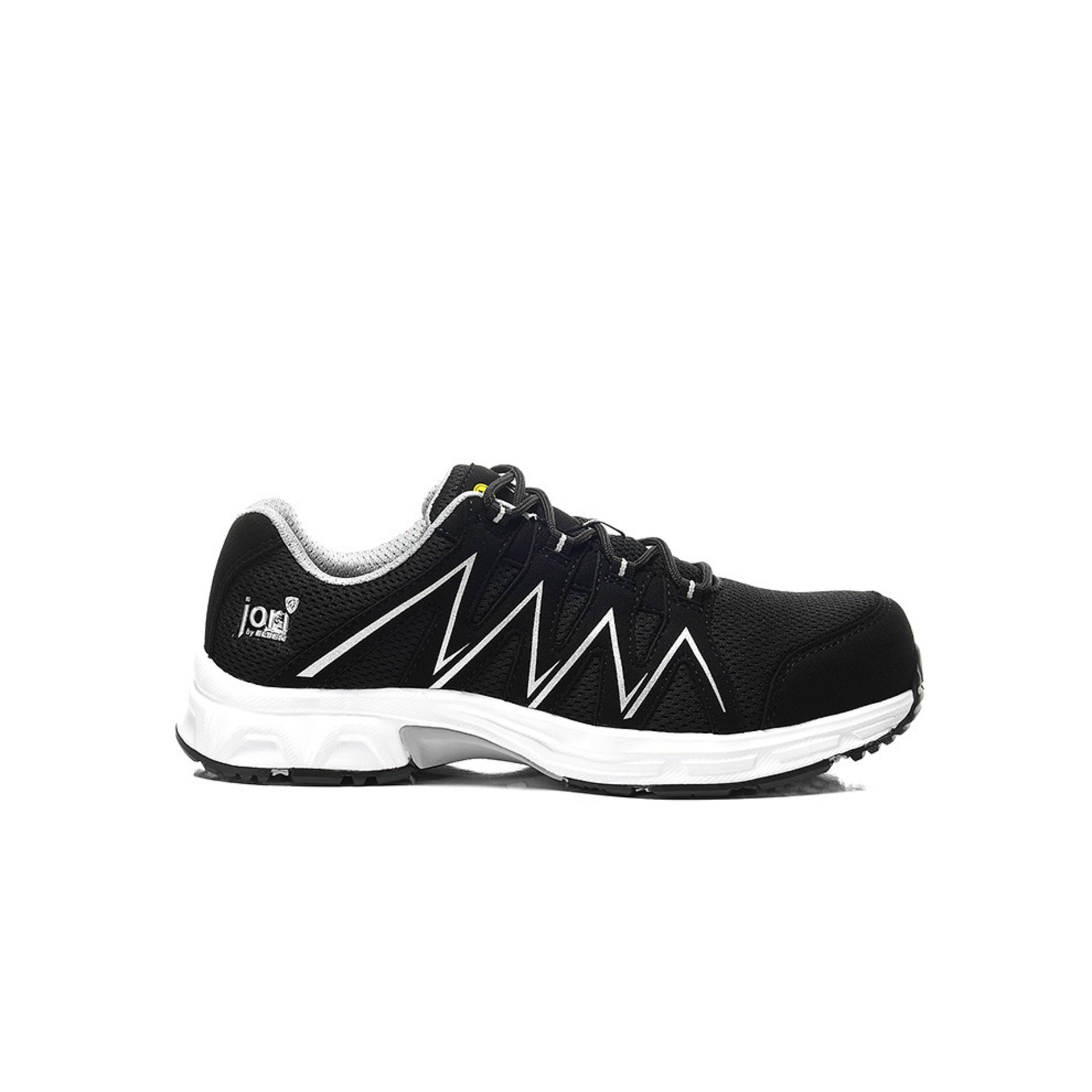 Sicherheitshalbschuh jo_SPEEDY black-silver Low ESD S1PS, Gr. 42