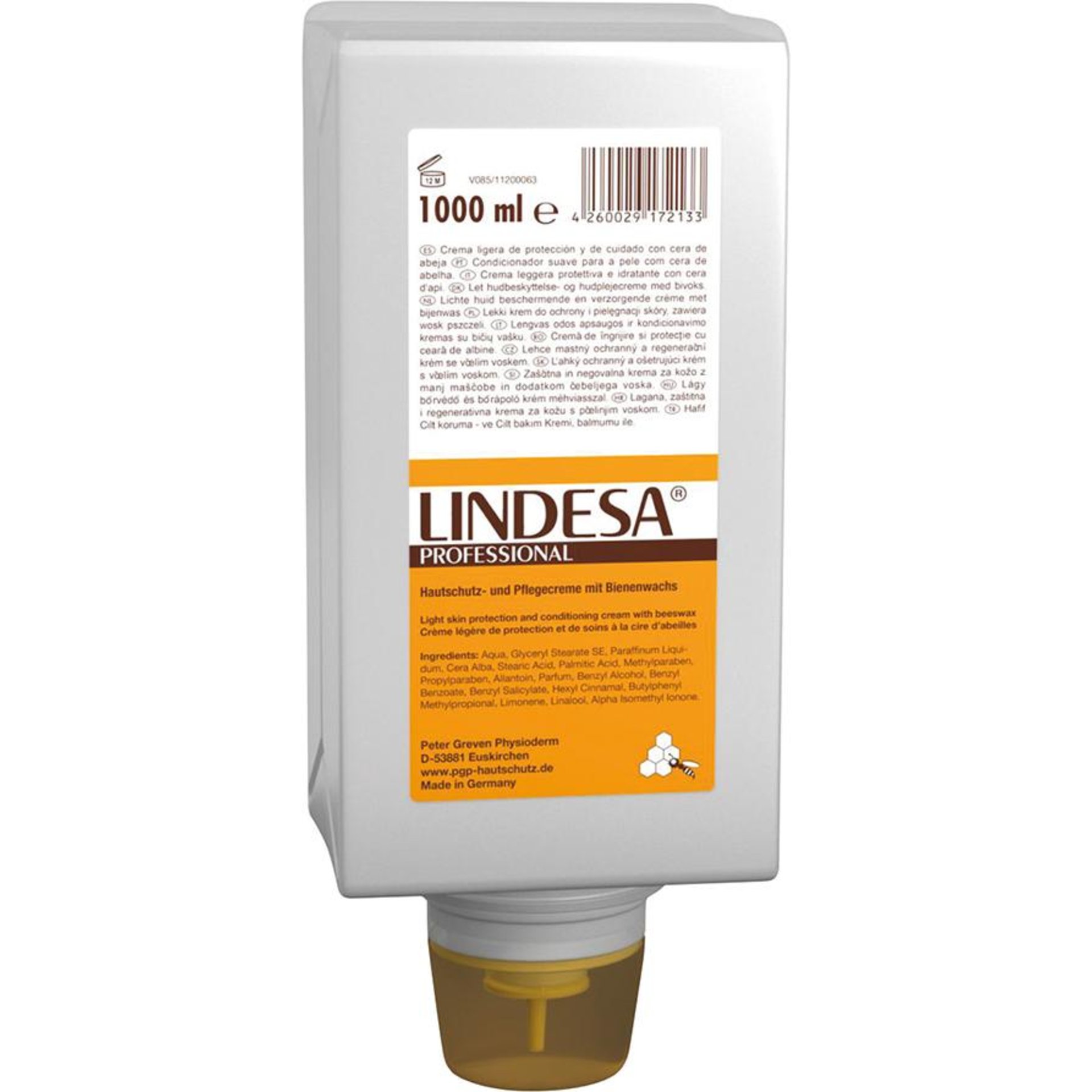 Hautschutz+pfl. Lindesa 1000 ml Varioflasche