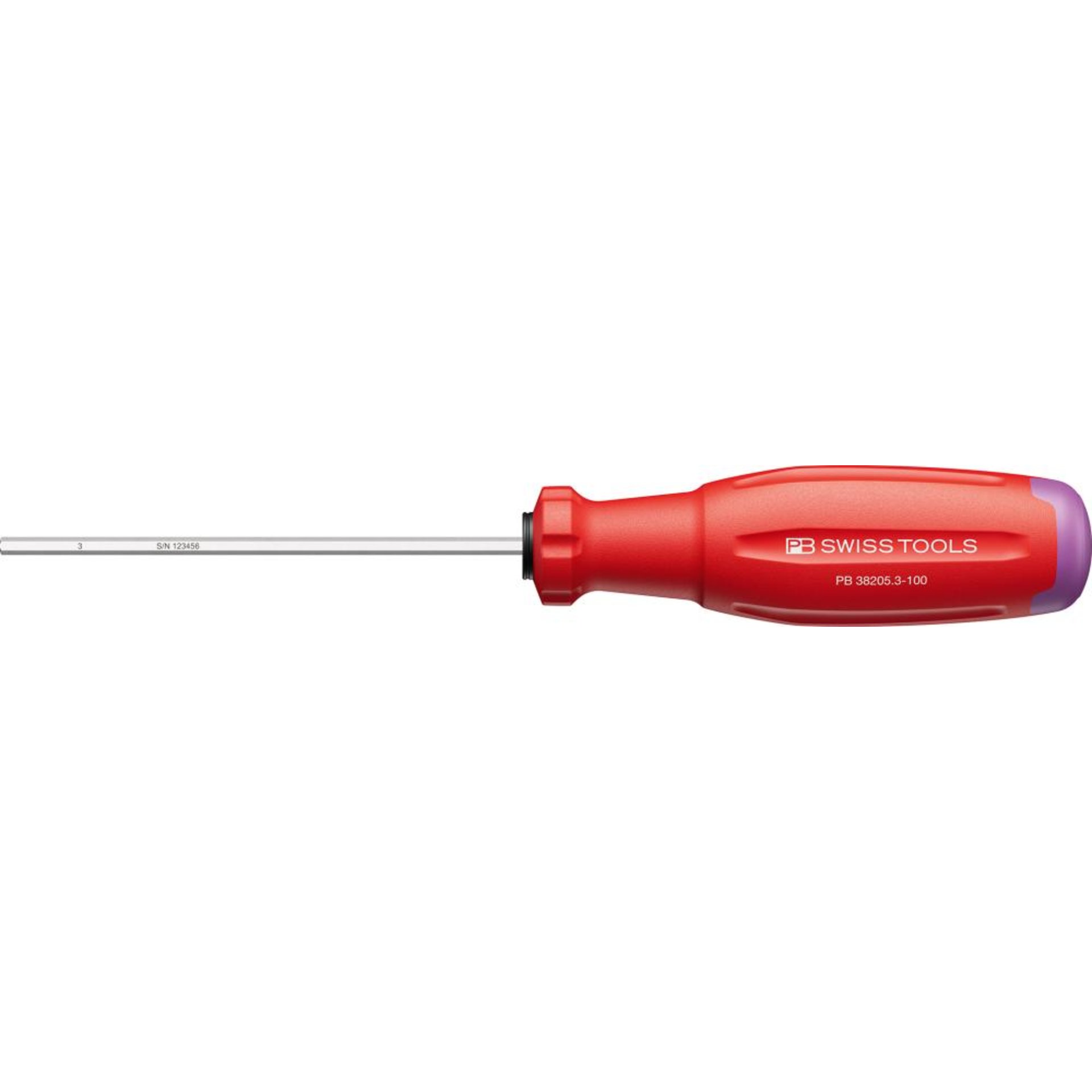 Schraubendreher Innensechskant 3x100mm SwissGrip EVO PB Swiss