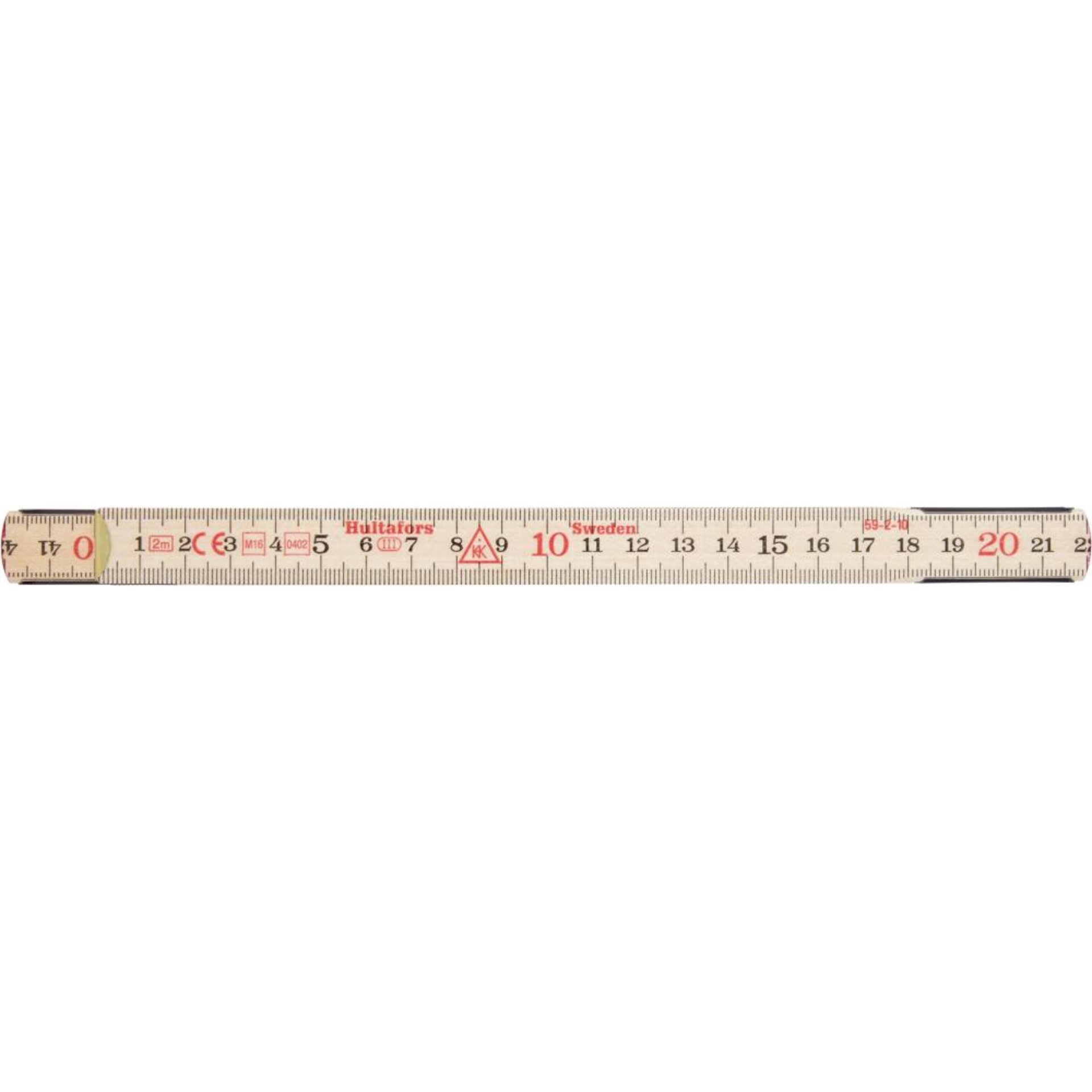 Gliedermaßstab Birke 2mx17mm natur Hultafors