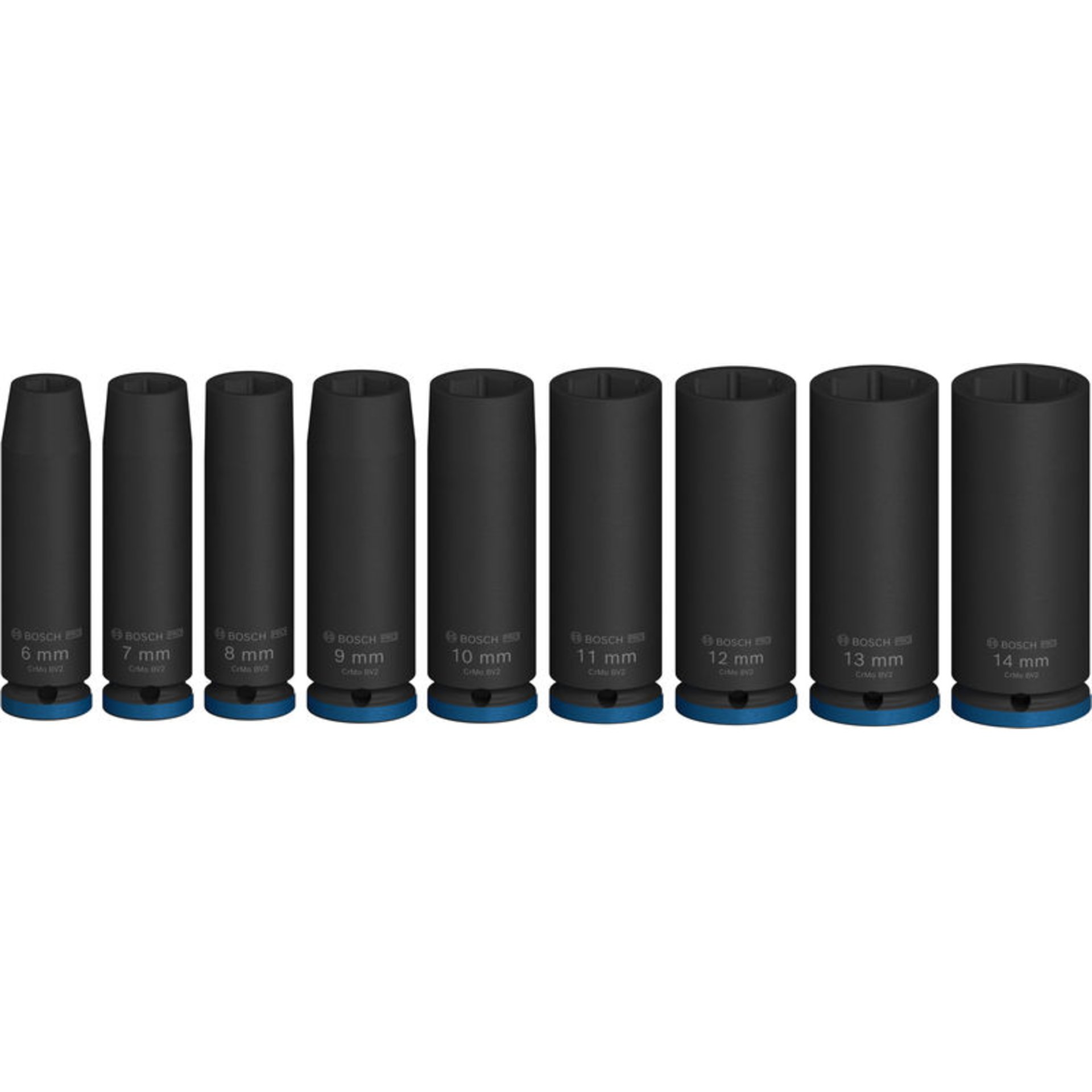PRO Impact Steckschlüsselsatz Set, 1/4", tief, 9-tlg.