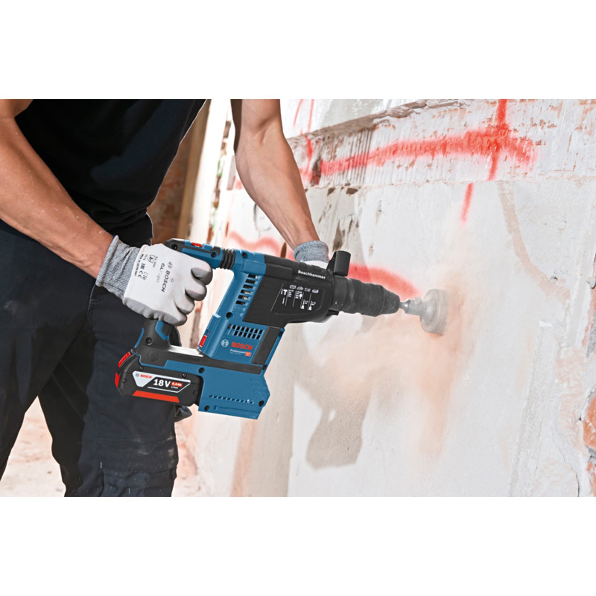 Akku-Bohrhammer mit SDS plus GBH 18V-26F