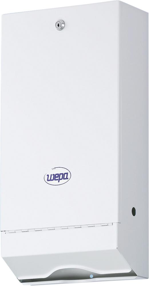 WEPA Handtuchspender 55X26,5X13cm Metall weiß WEPA Handtuchspender 55X26,5X13cm Metall weiß