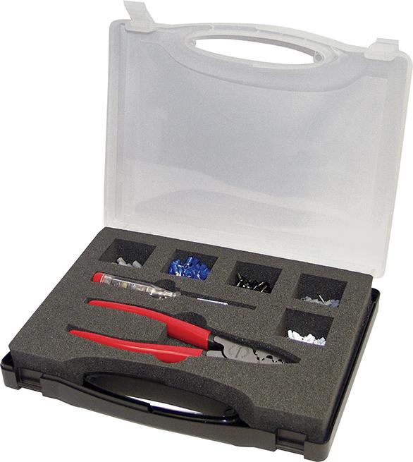 Format Aderendhülsen-Sortiment mit Zange 452-teilig Format Aderendhülsen-Sortiment mit Zange 452-teilig