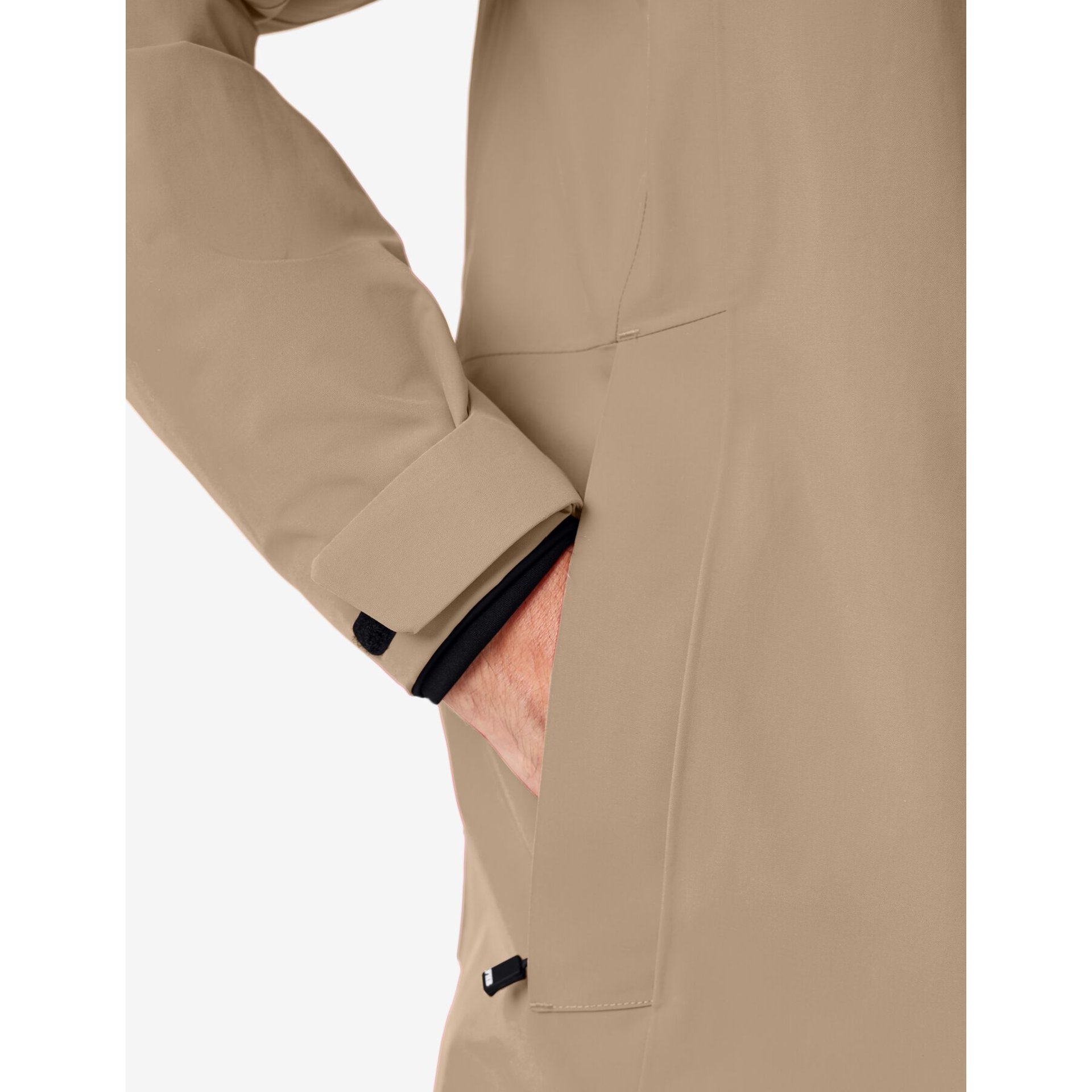 LUCA Hardshell-Jacke beige-schwarz M
