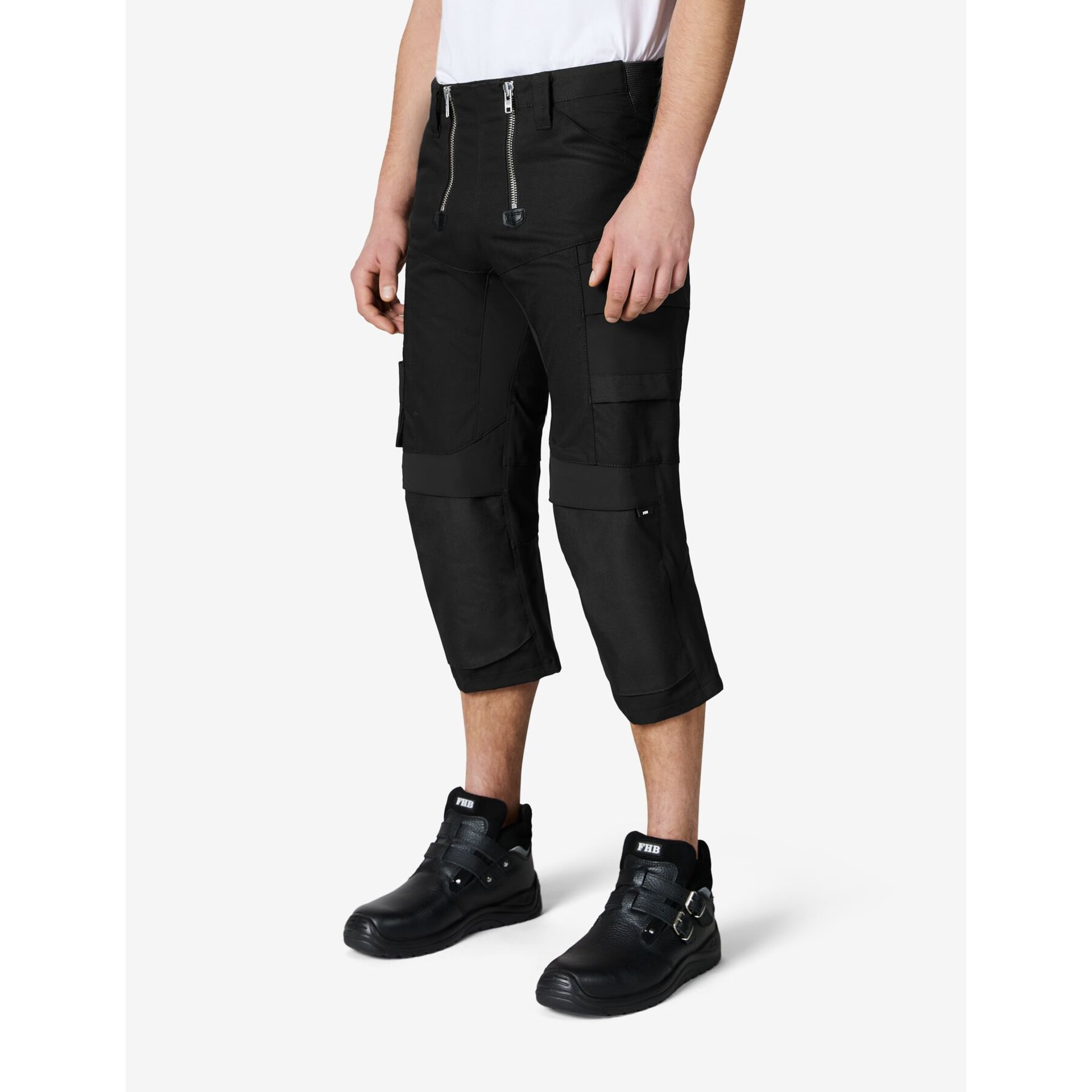 LOU Zunfthose Piratenform elastisch schwarz 56