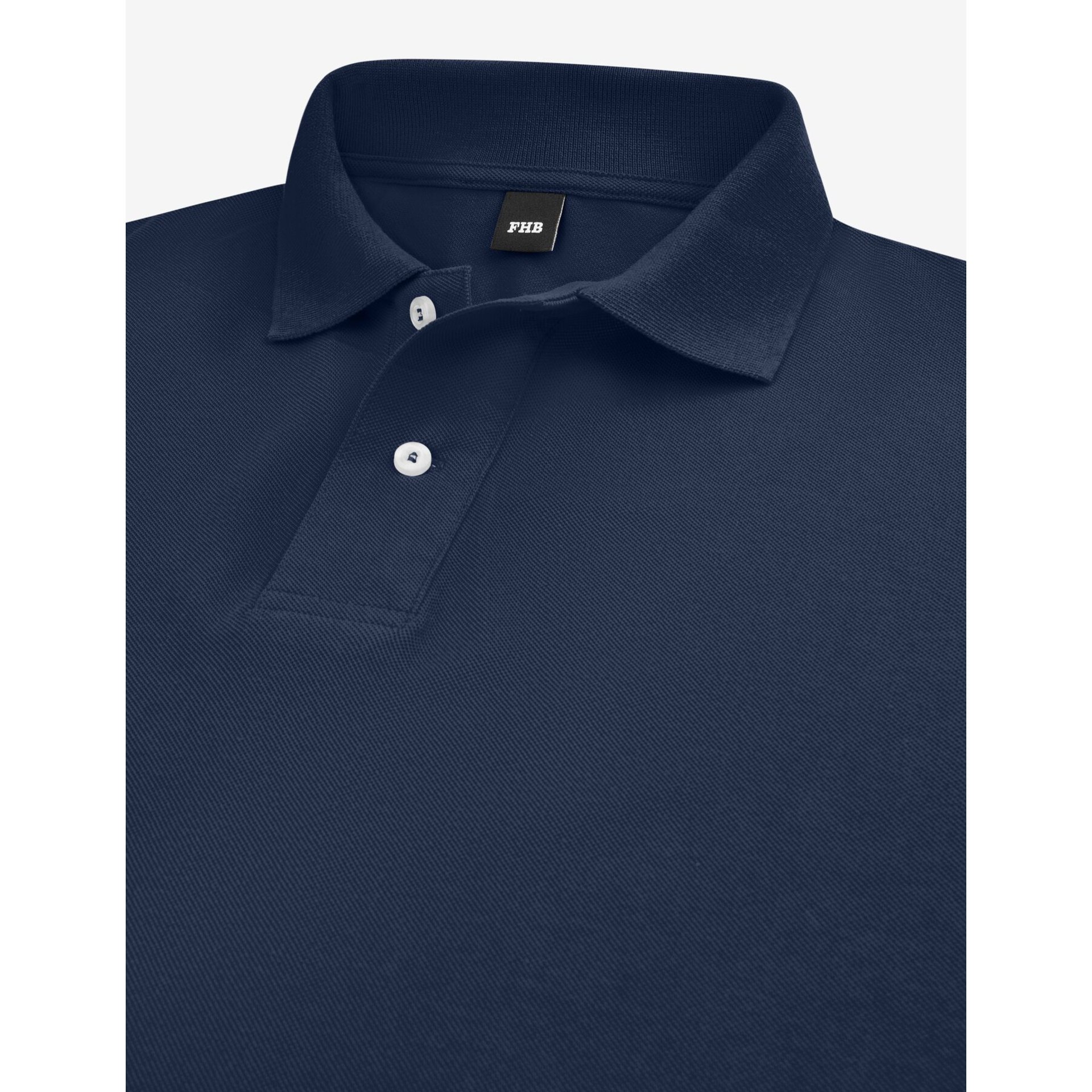 DANIEL Polo-Shirt einfarbig marine Gr. 4XL