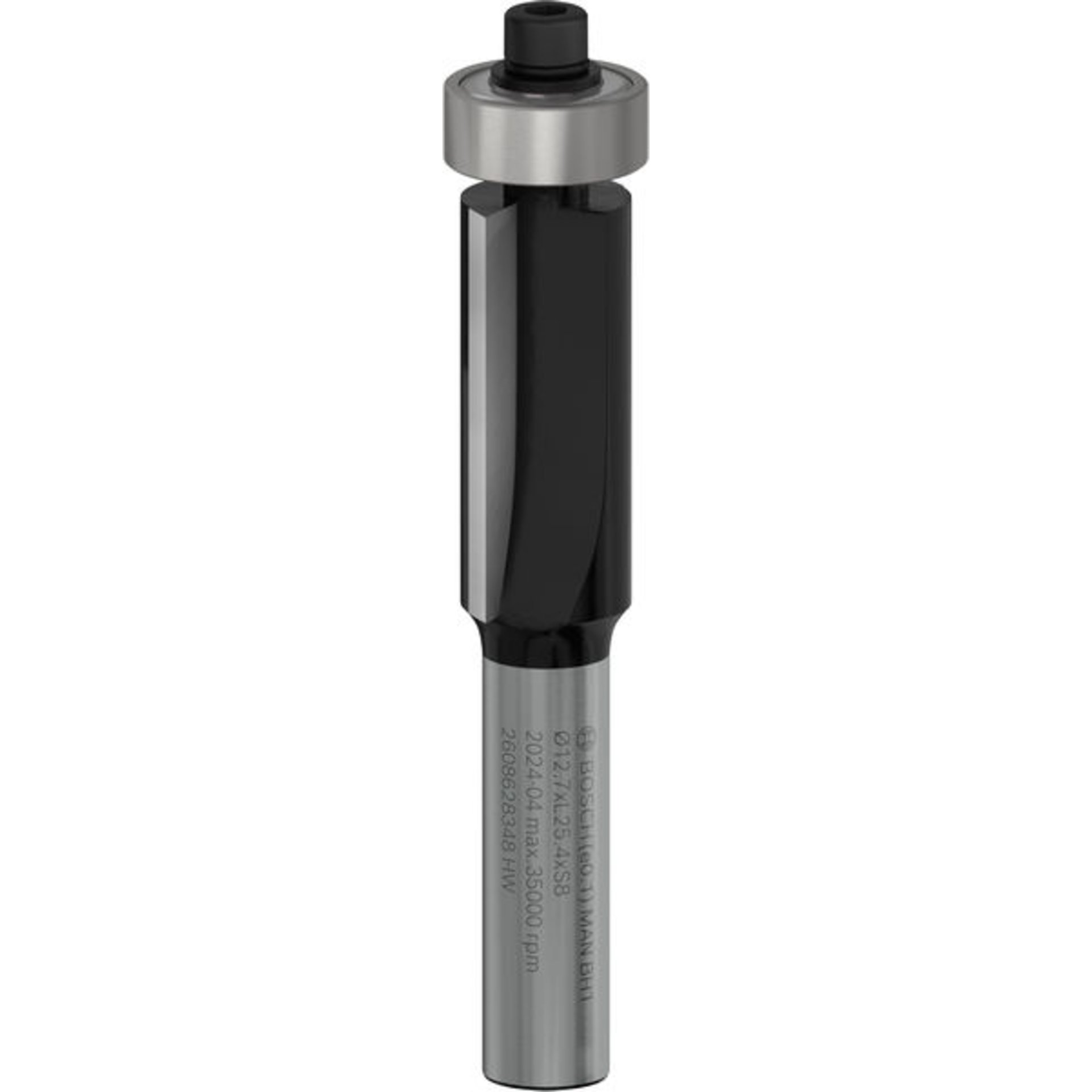 PRO Bündigfräser mit untenlieg. Führungskugellager, Ø 12,7 x L 25,4, Schaft 8 mm