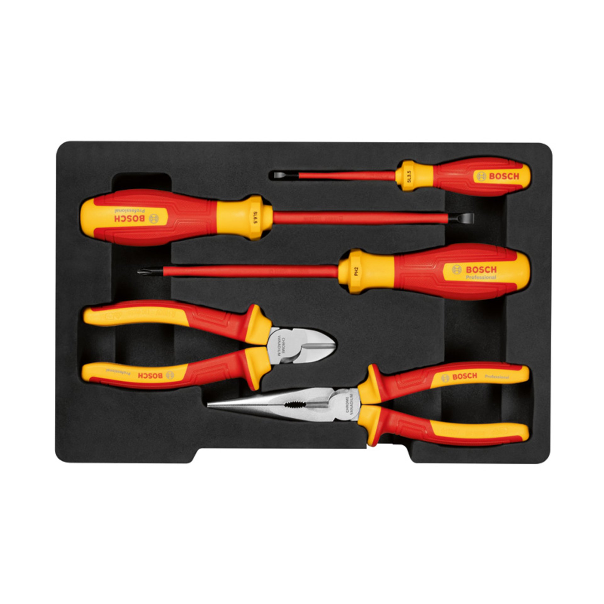 Combo Kit VDE-Werkzeug-Set gemischt, 5-tlg.