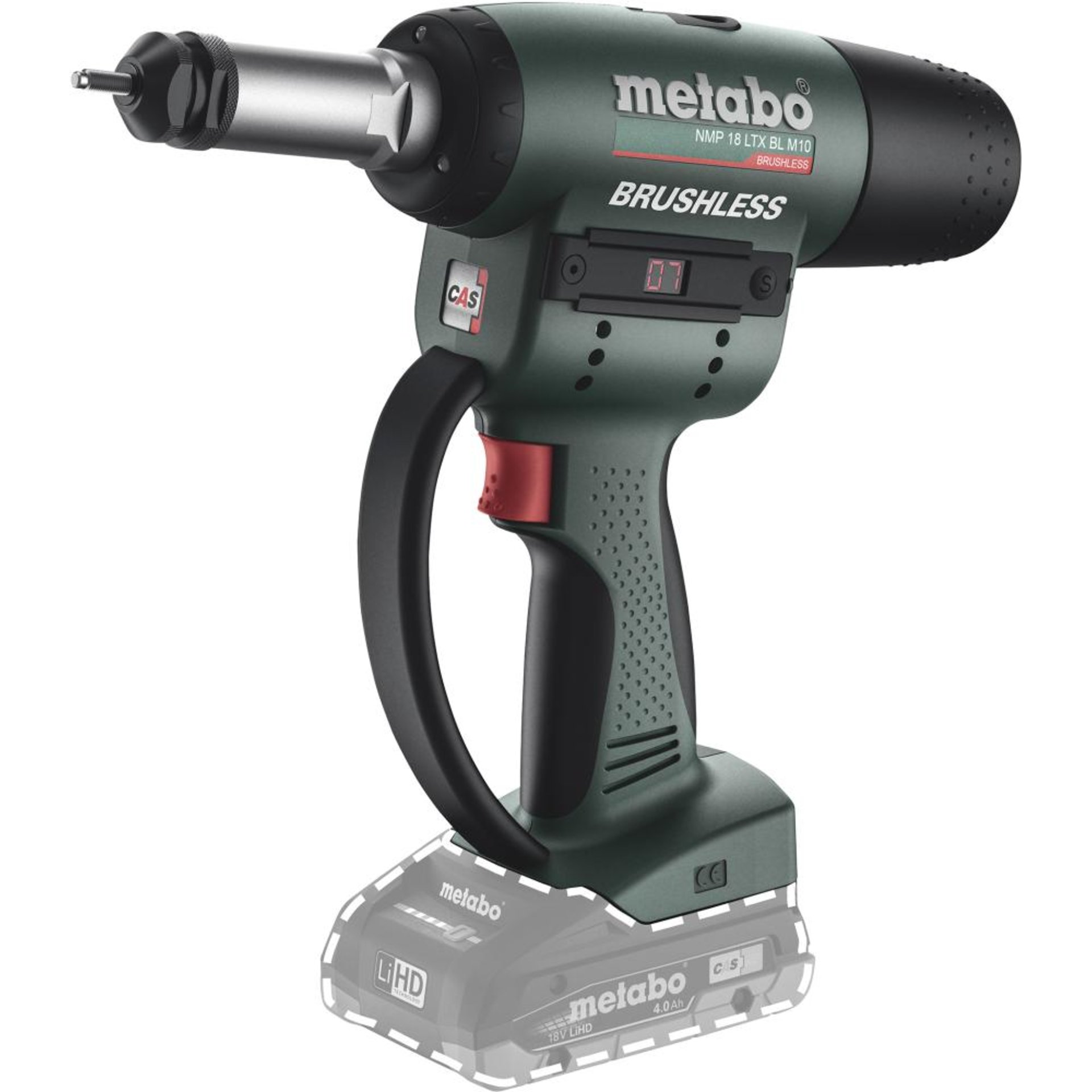 Akku-Nietmutternpis. soloNMP 18 LTX BL M10 Metabo ohne Akku ohne Ladegerät metaBOX