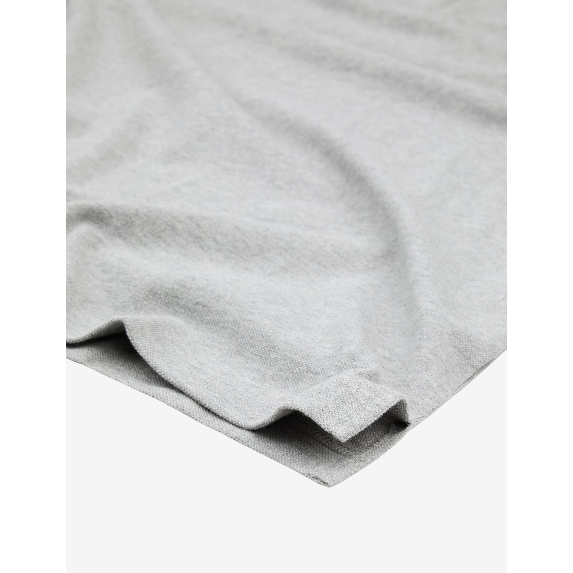 DANIEL Polo-Shirt einfarbig grau-meliert Gr. XS