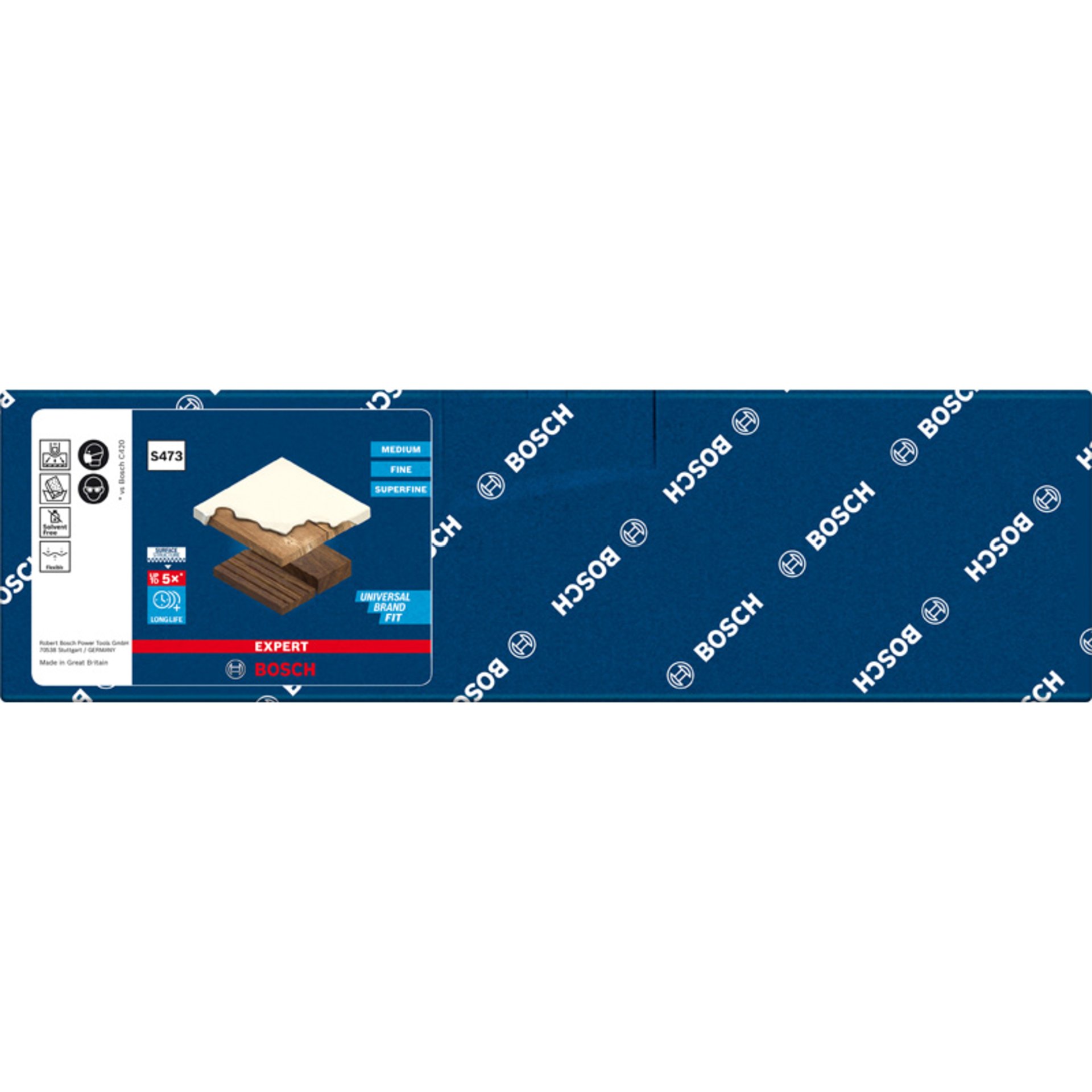 EXPERT S473 Standard Pad, 98 x 120 x 13 mm, fein
