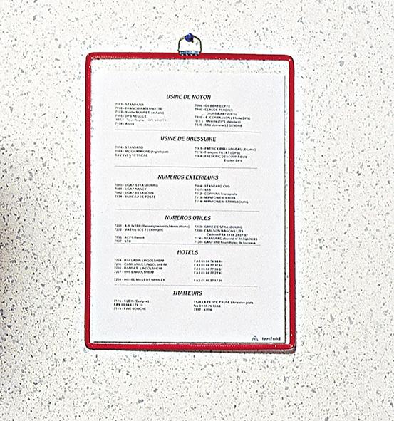 Hängetafeln 4 A mit Öse Hochformat VE5 ST. Hängetafeln 4 A mit Öse Hochformat VE5 ST.