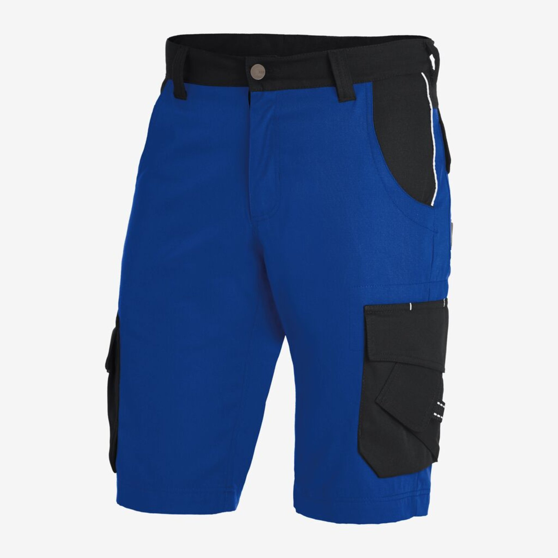 THEO Bermuda kurze Arbeitshose royalblau-schwarz Gr. 68