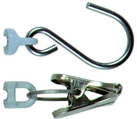 Pesola Klammer+Haken für Micro
