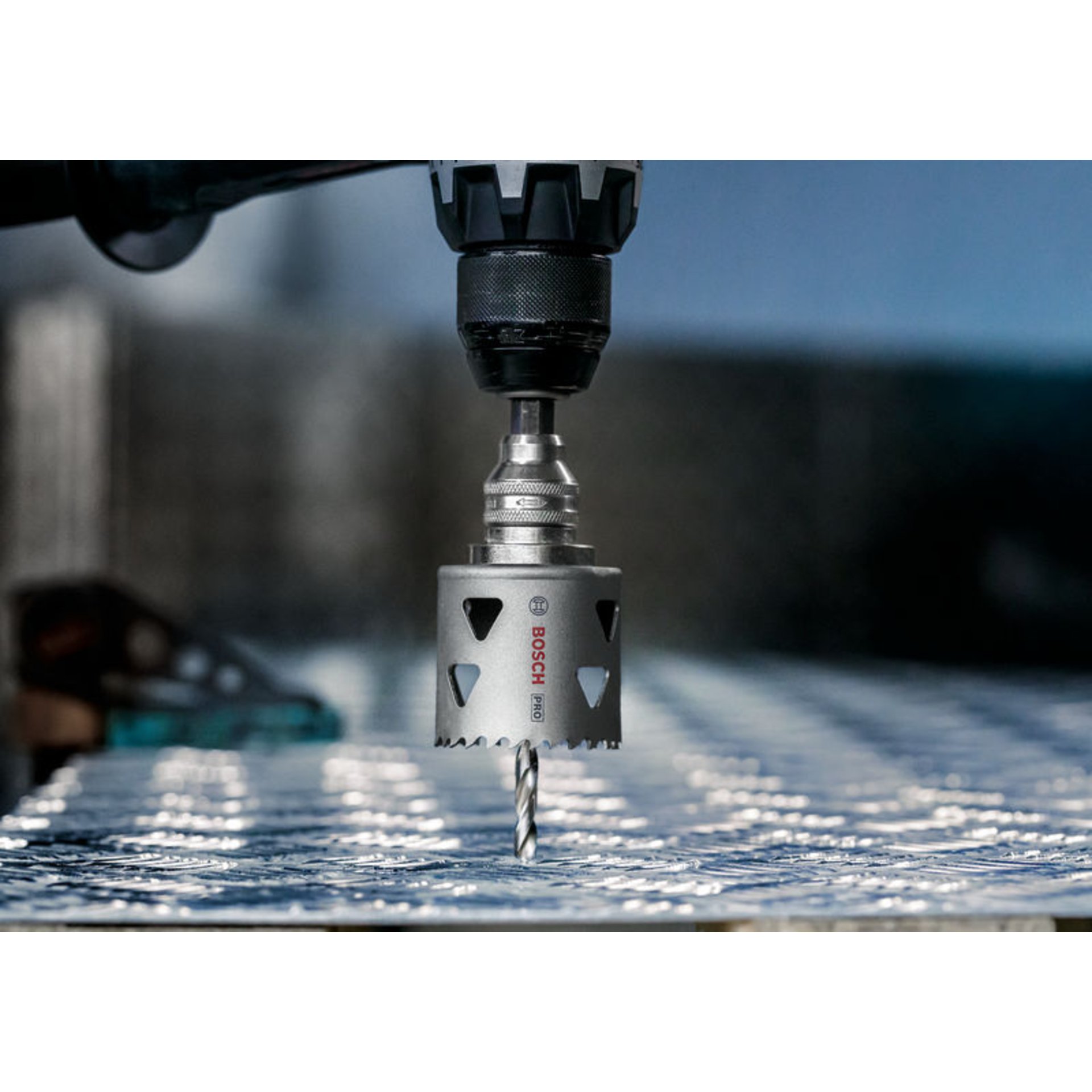 PRO Multi Material Lochsäge, 43 mm, mit Gewinde
