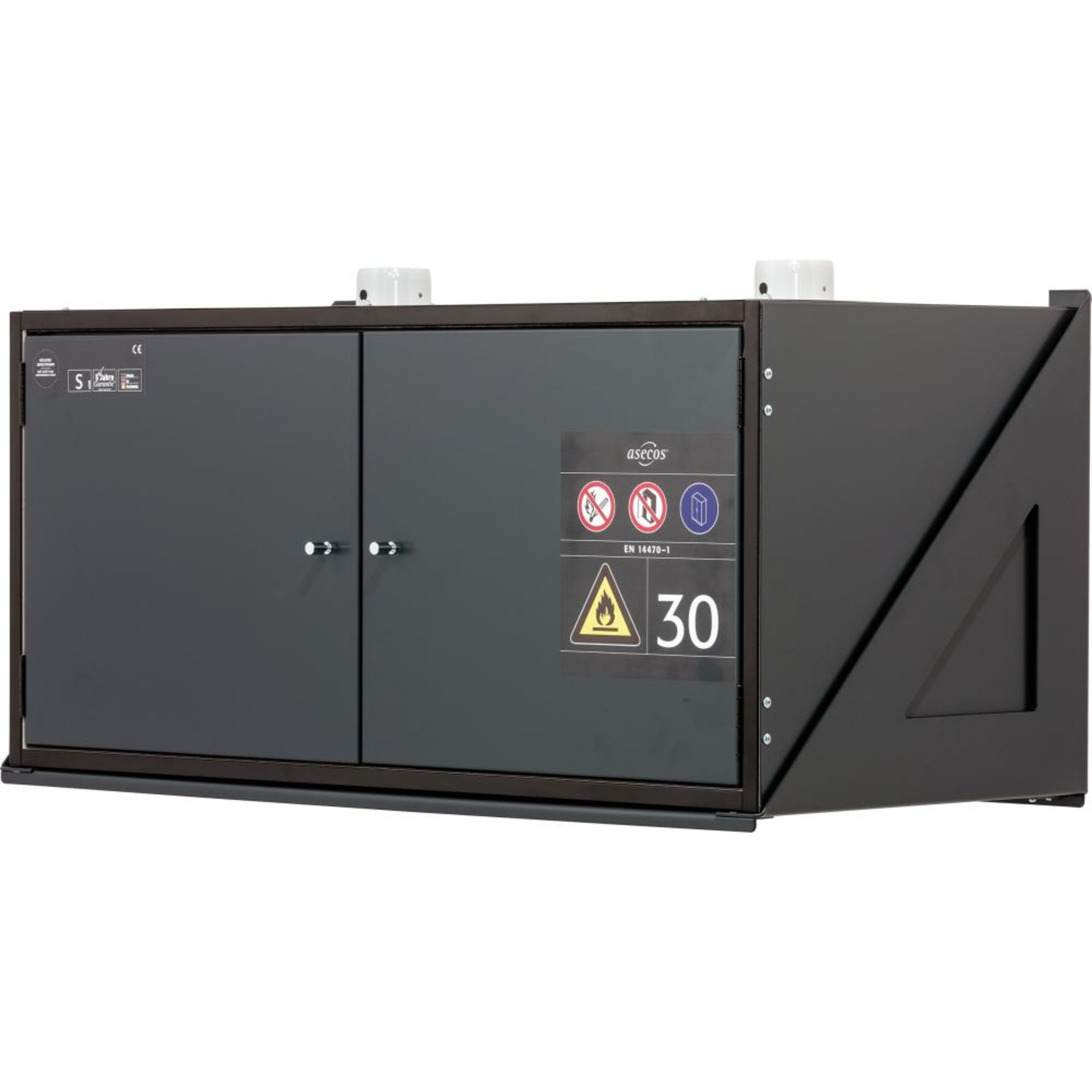 Hängeschrank Typ30 RAL 7016, ohne Schloss