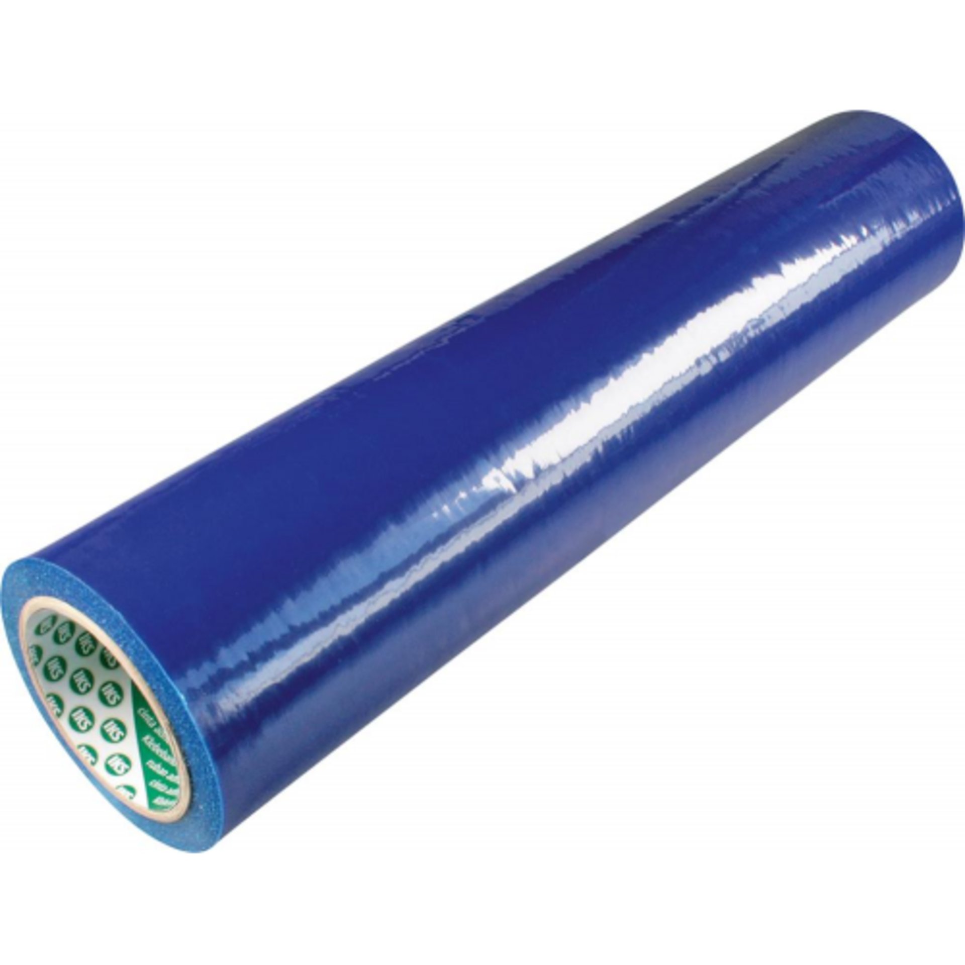 Glas-Schutzfolie 500mm x 100m, blau selbstklebend