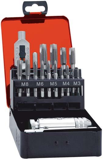 Format Einschnittgewindebohrer- Set M3-M12 Format Einschnittgewindebohrer- Set M3-M12