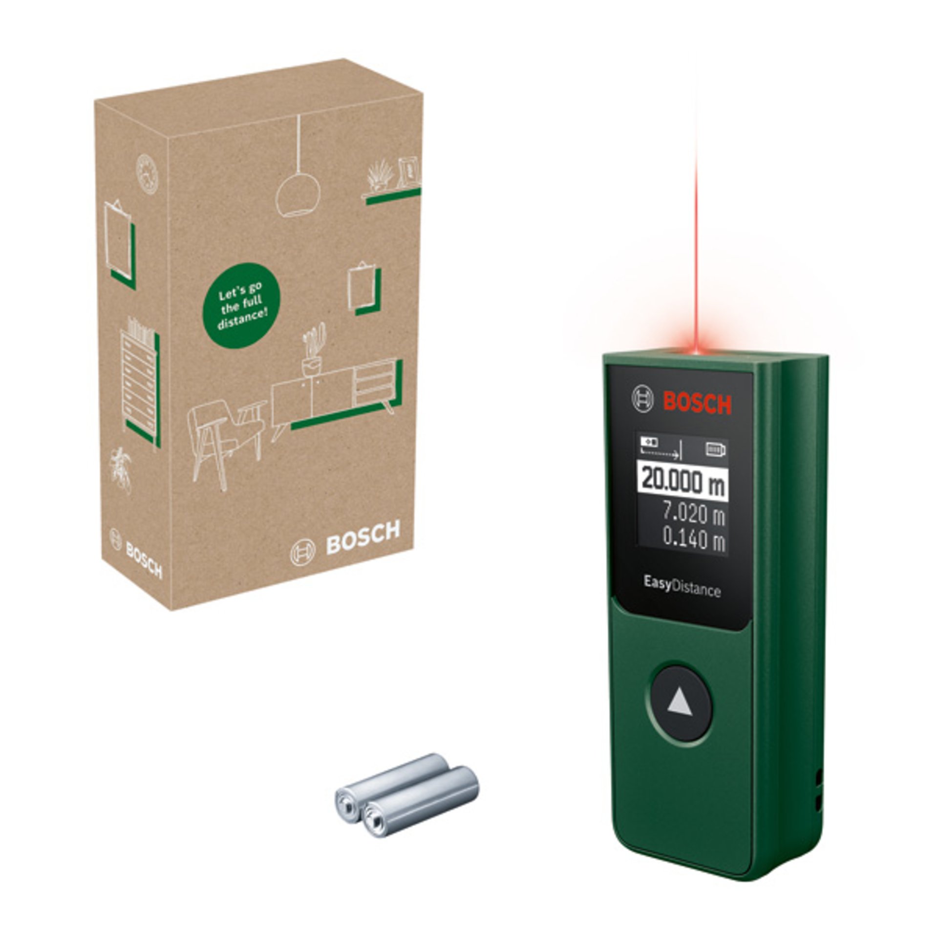 Digitaler Laser-Entfernungsmesser EasyDistance 20, eCommerce-Karton