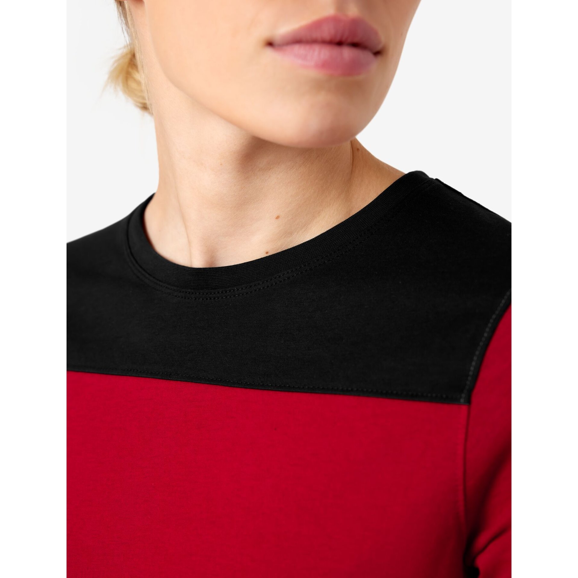 KIRA T-Shirt Damen rot-schwarz L