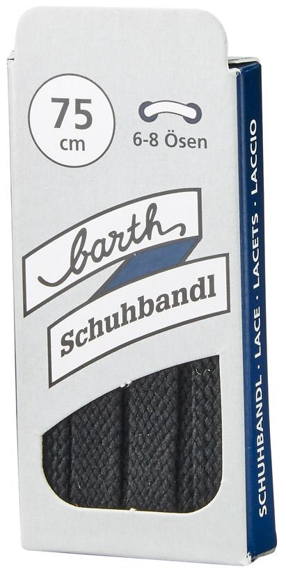 Barth Schnürsenkel 75 cm schwarz 12 Paar