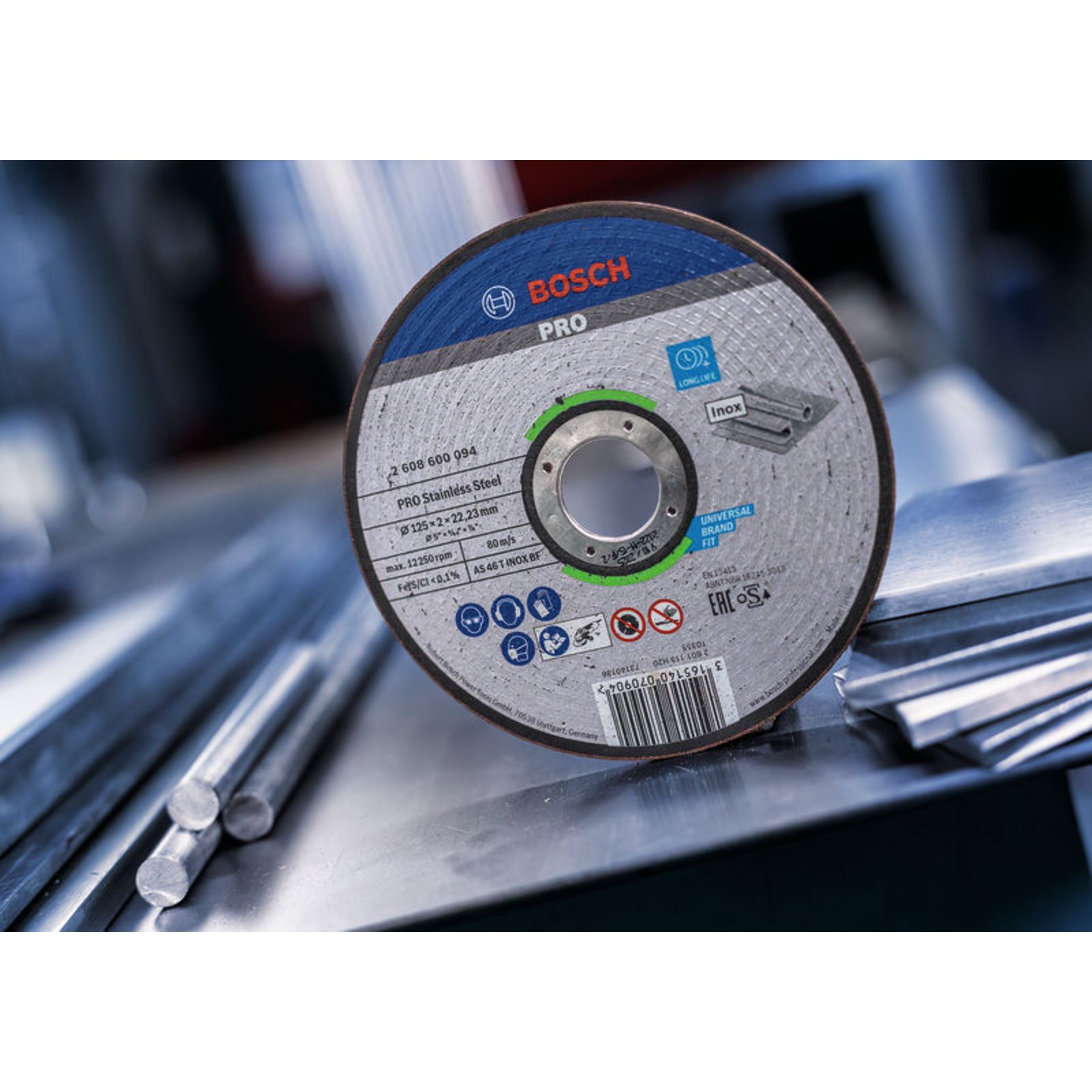 PRO Stainless Steel Trennscheibe, 115 x 2 x 22,23 mm