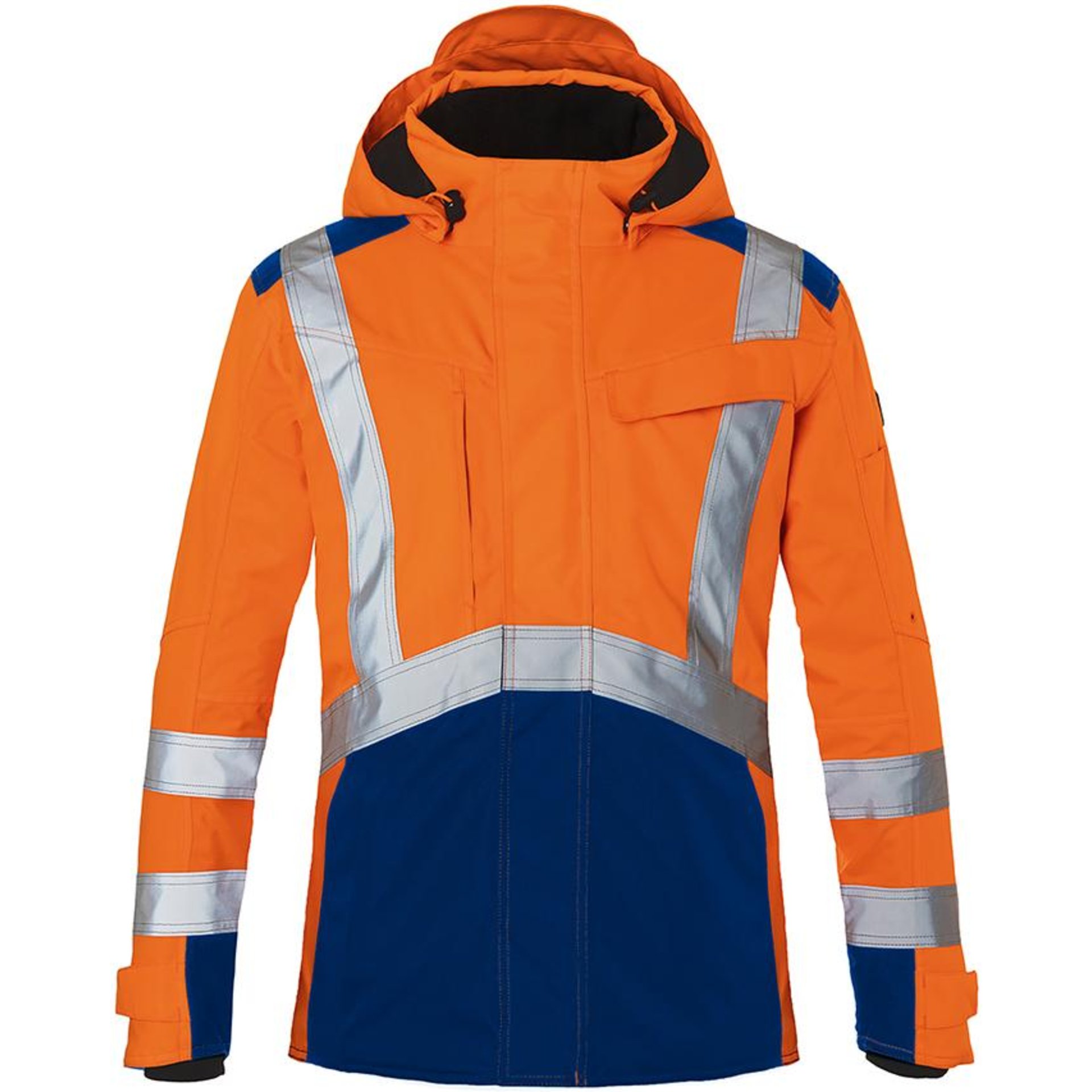 Hardshell-Jacke, warnorange/dunkelblau, Gr.M REFLECTIQ