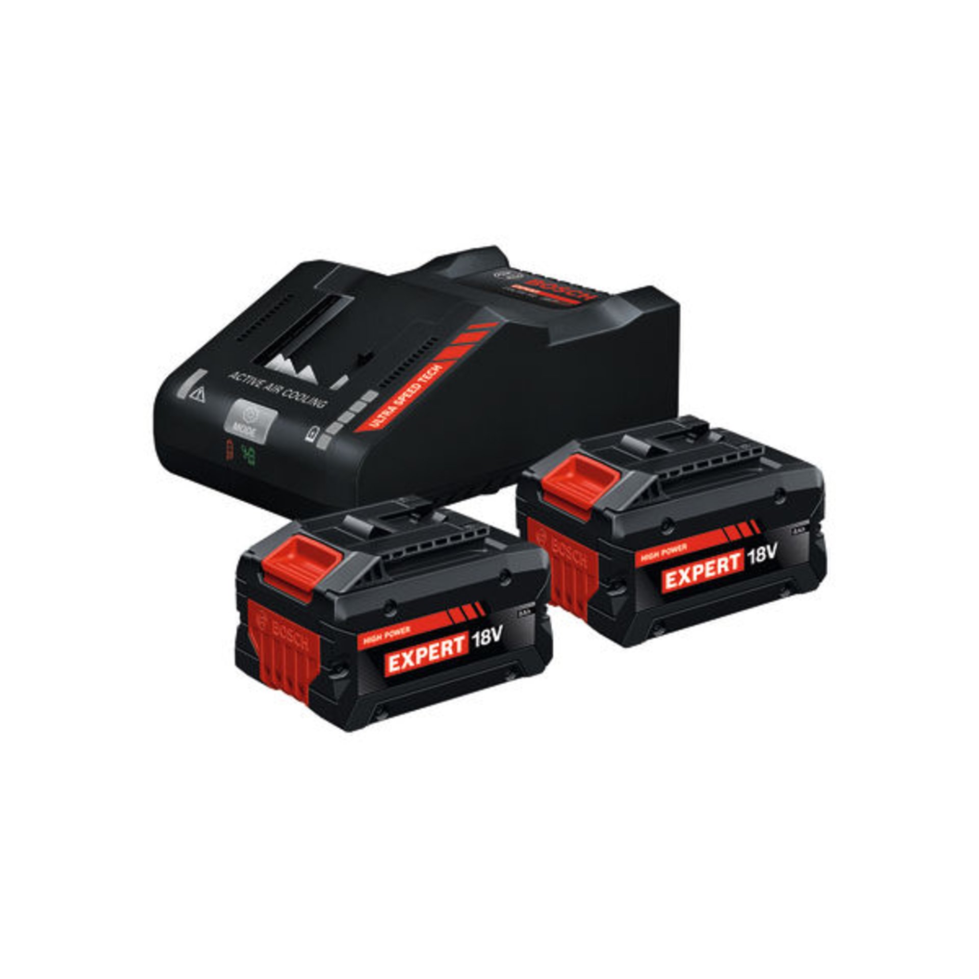 Batterie/Ladegerät Set 2x EXBA18V-80 + EXAL18V-160