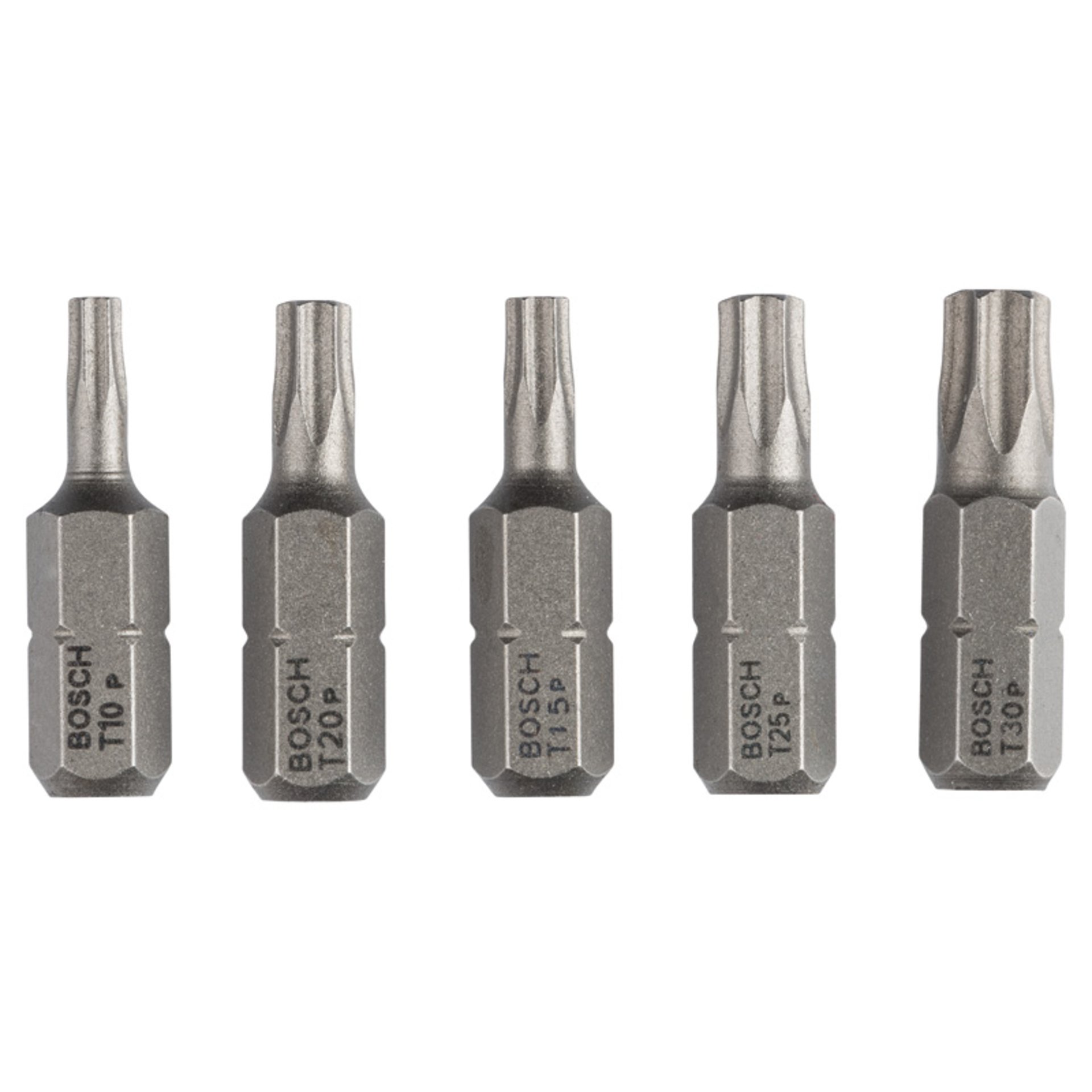 Schrauberbit-Set, Extra Hard, 5-tlg., T 10/15/20/25/30/25 mm