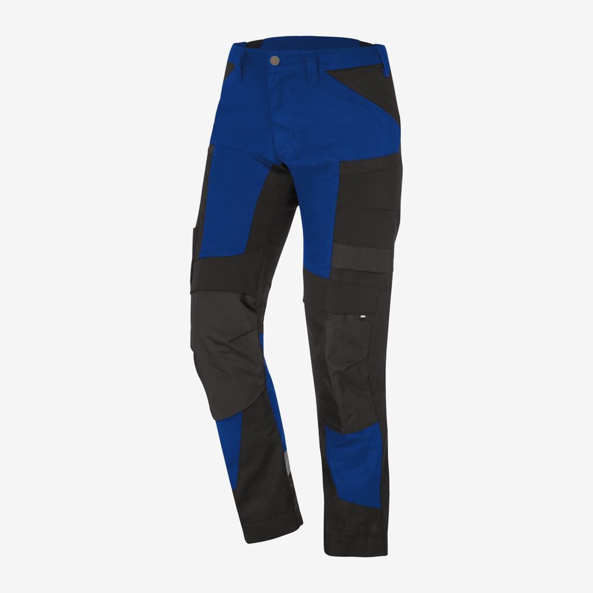 LEO Arbeitshose elastisch royalblau-schwarz 44
