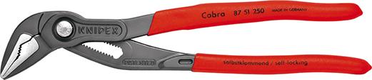 Knipex Wasserpumpenzange Cobra ES mit Mehrkomponenten-Griffen 250mm