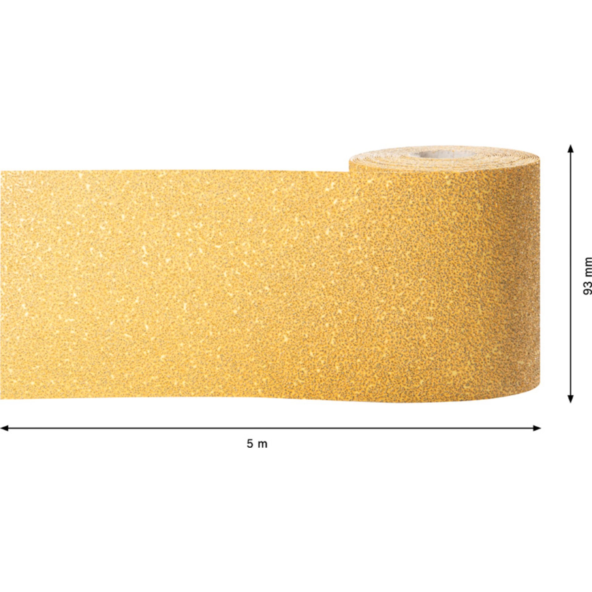 EXPERT C470 Schleifpapierrolle zum Handschleifen, 93 mm, 5 m, K 40