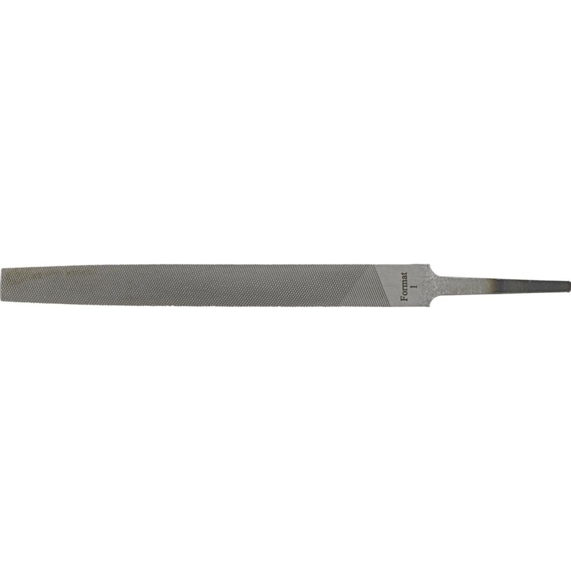 Werkstattfeile DIN7261E halbrund spitz 200mm Hieb 1 FORMAT