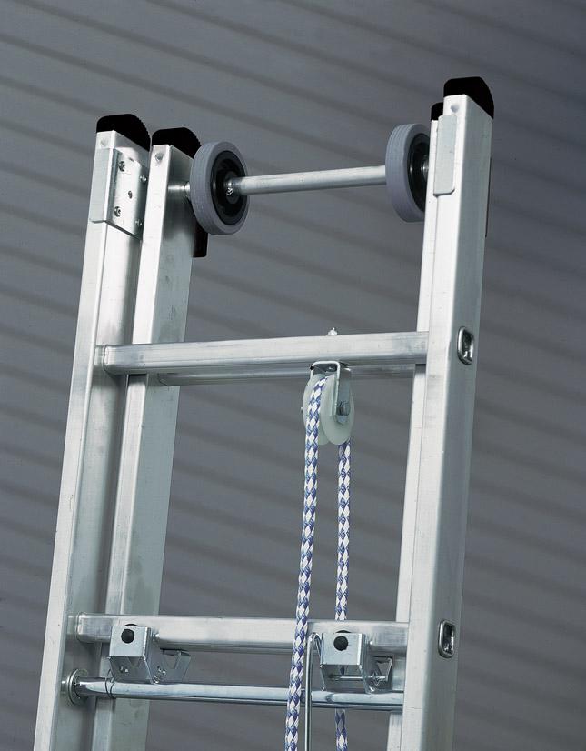 Alu-Schiebeleiter 2tlg. 2x16 Sprossen