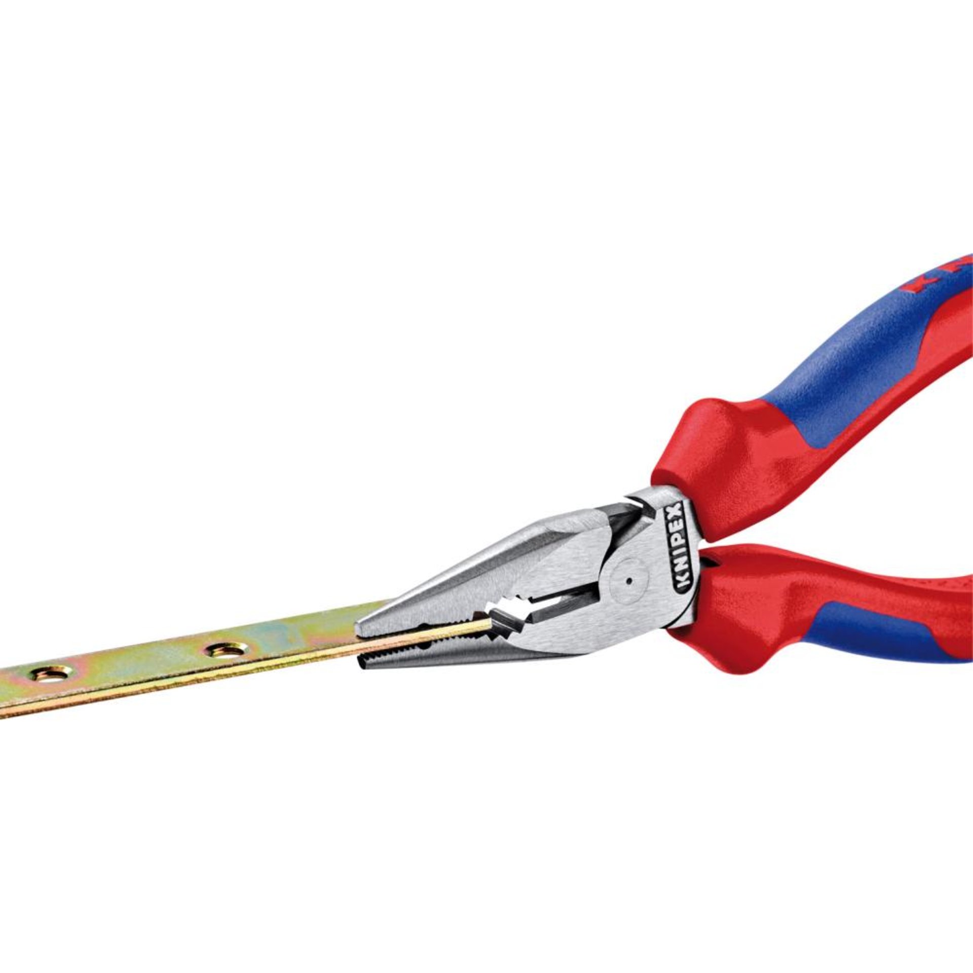 Spitz-Kombinationszange poliert mit Mehrkomponenten-Griffen 145mm KNIPEX