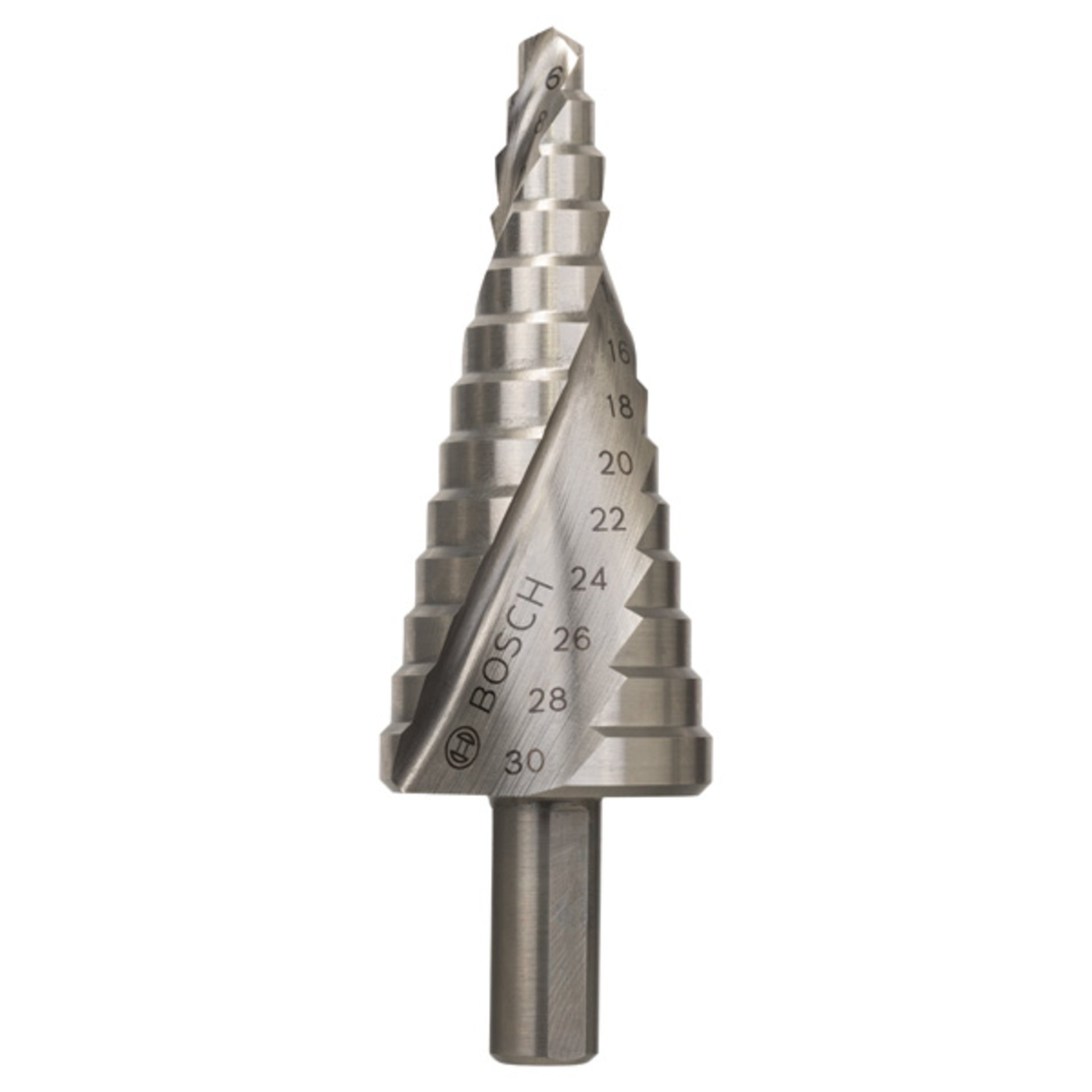 Stufenbohrer HSS, 6 - 30 mm, 10 mm, 93,5 mm, 14 Stufen